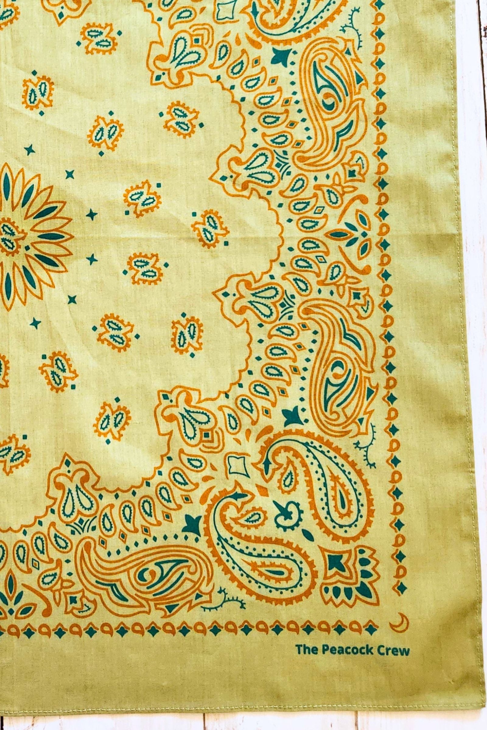 Olive & Rust Paisley Bandana