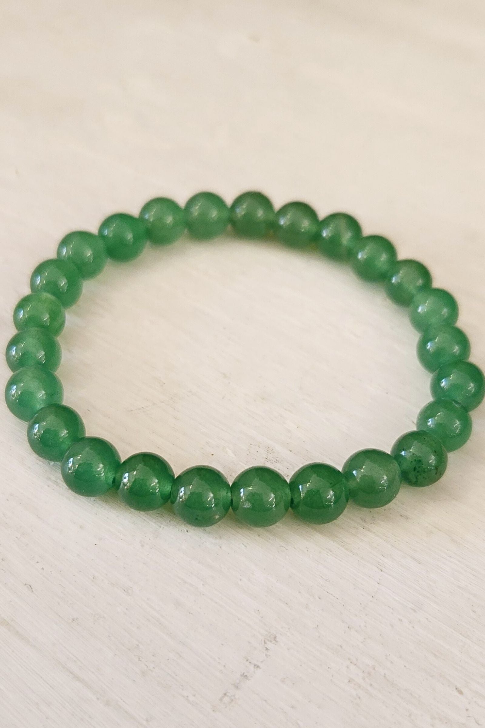 Green Aventurine Stone Stretch Bracelet