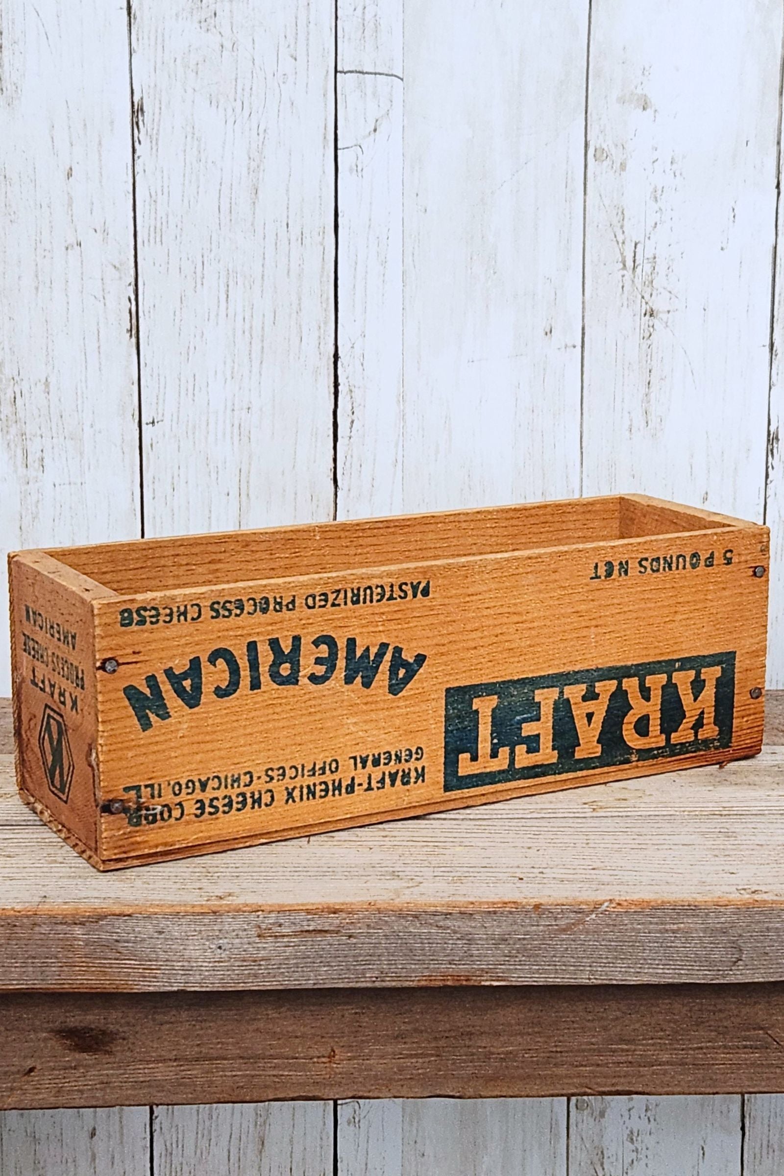 Vintage Kraft-Phenix Wooden Box