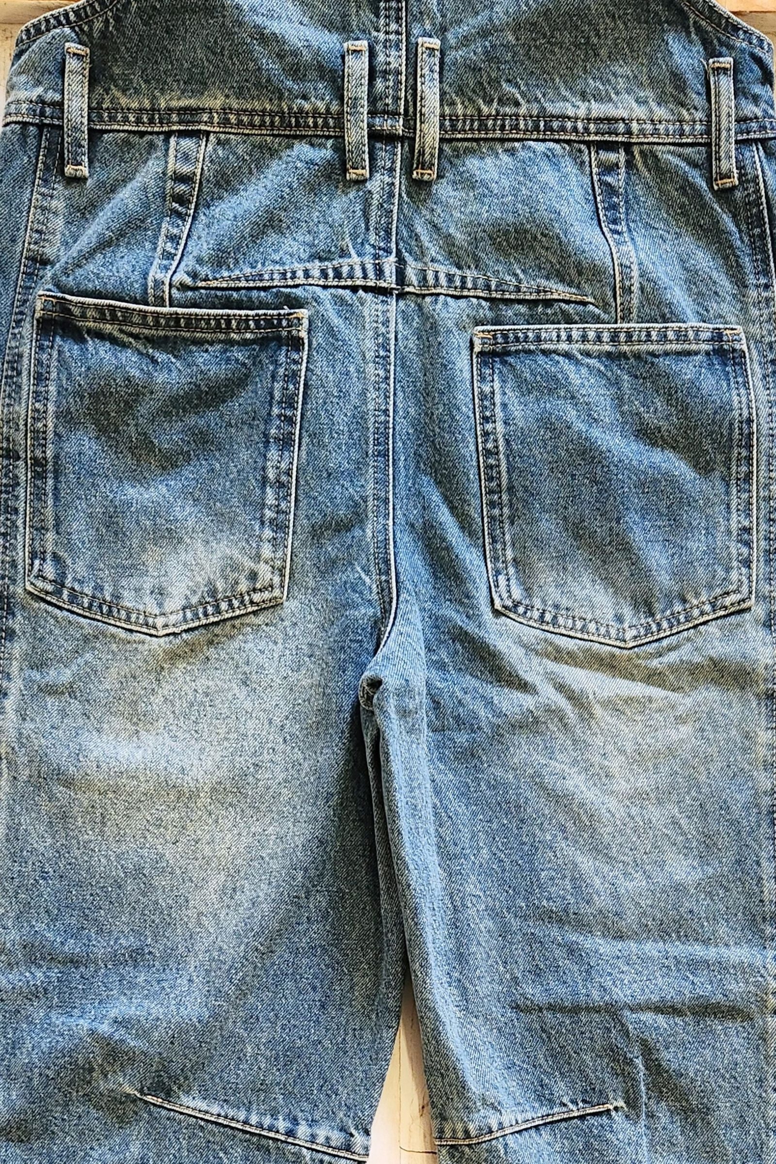 Slouchy Relax Fit Denim Overall
