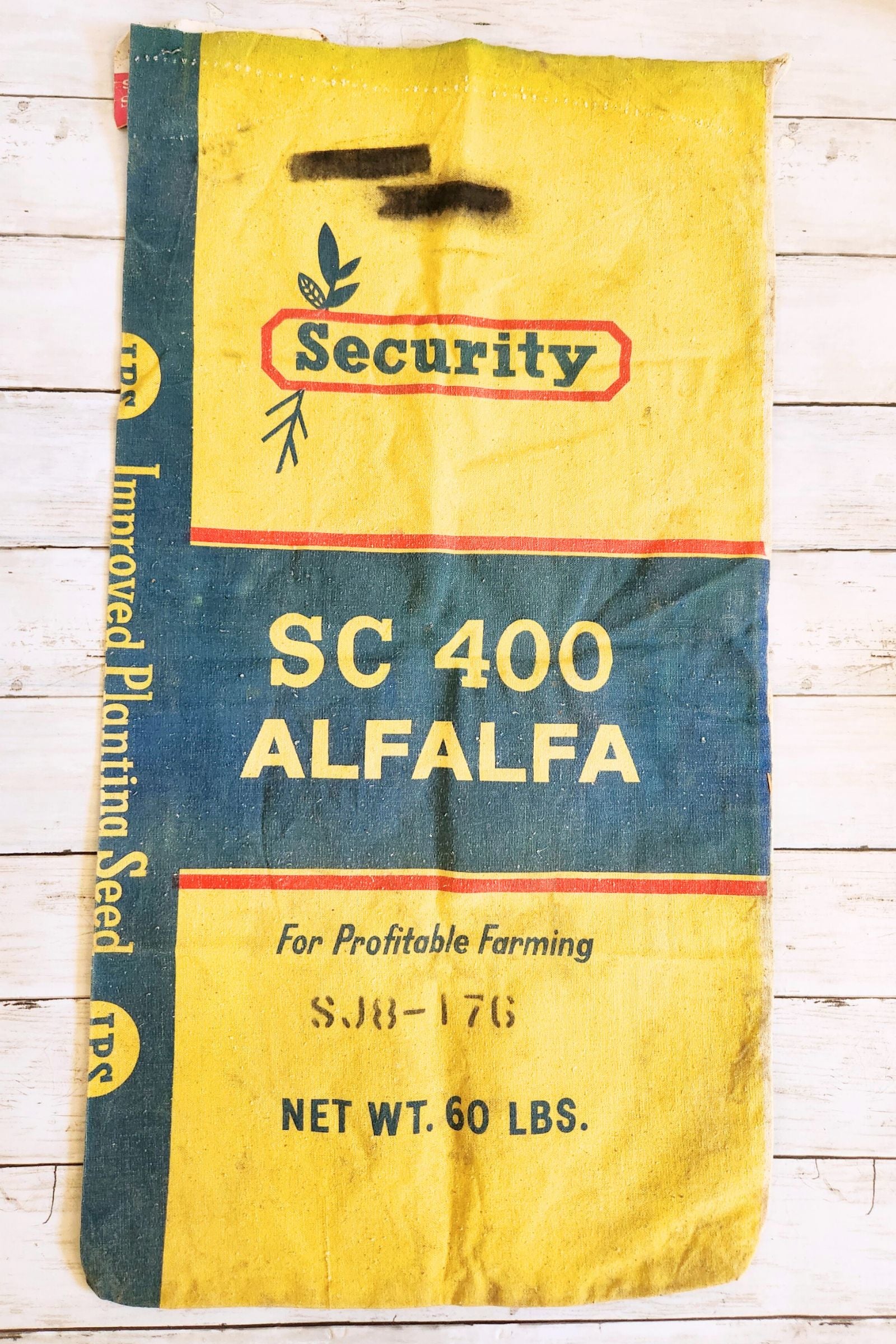 VINTAGE ALFALFA SEE BAG