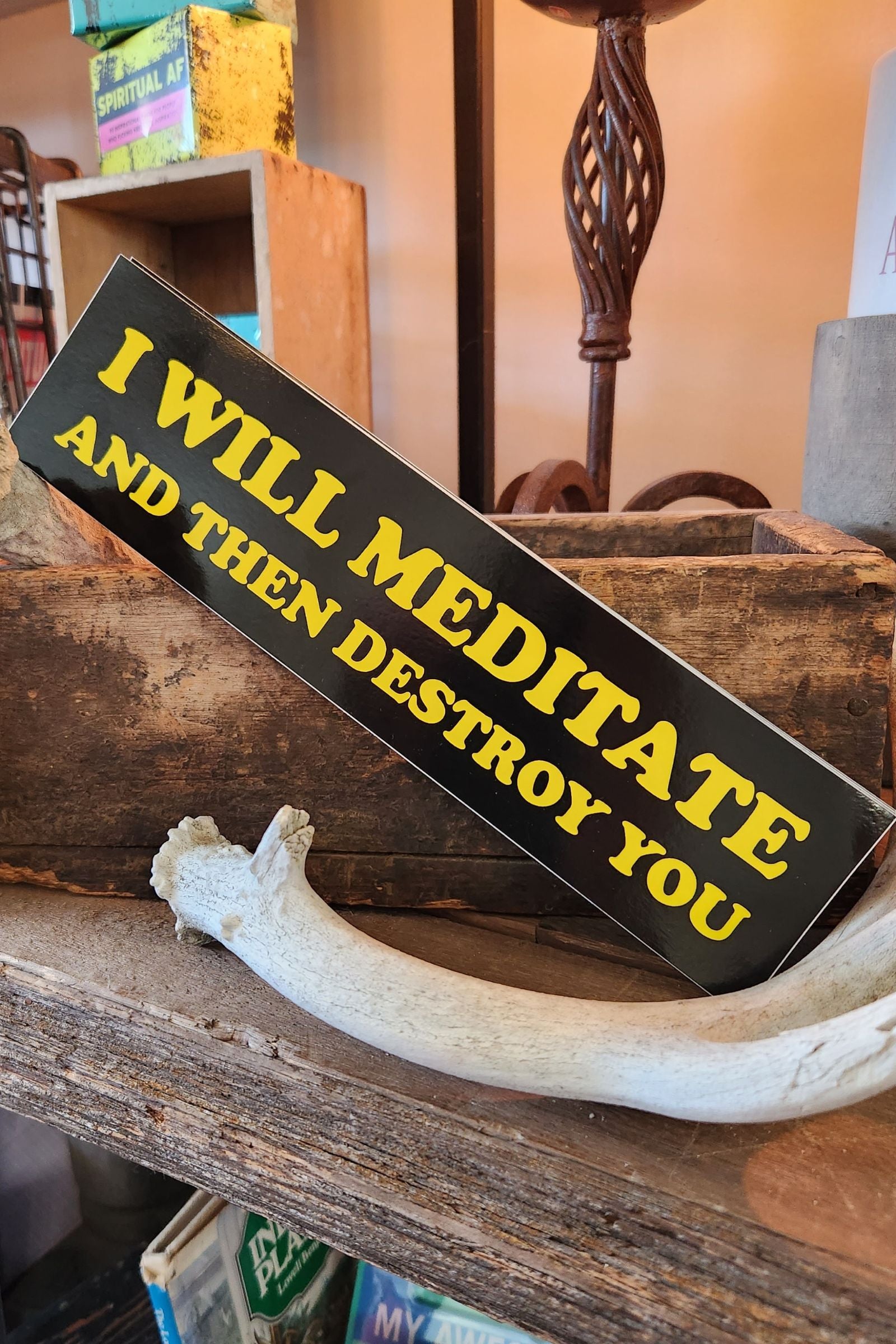 Meditation Bumper Sticker