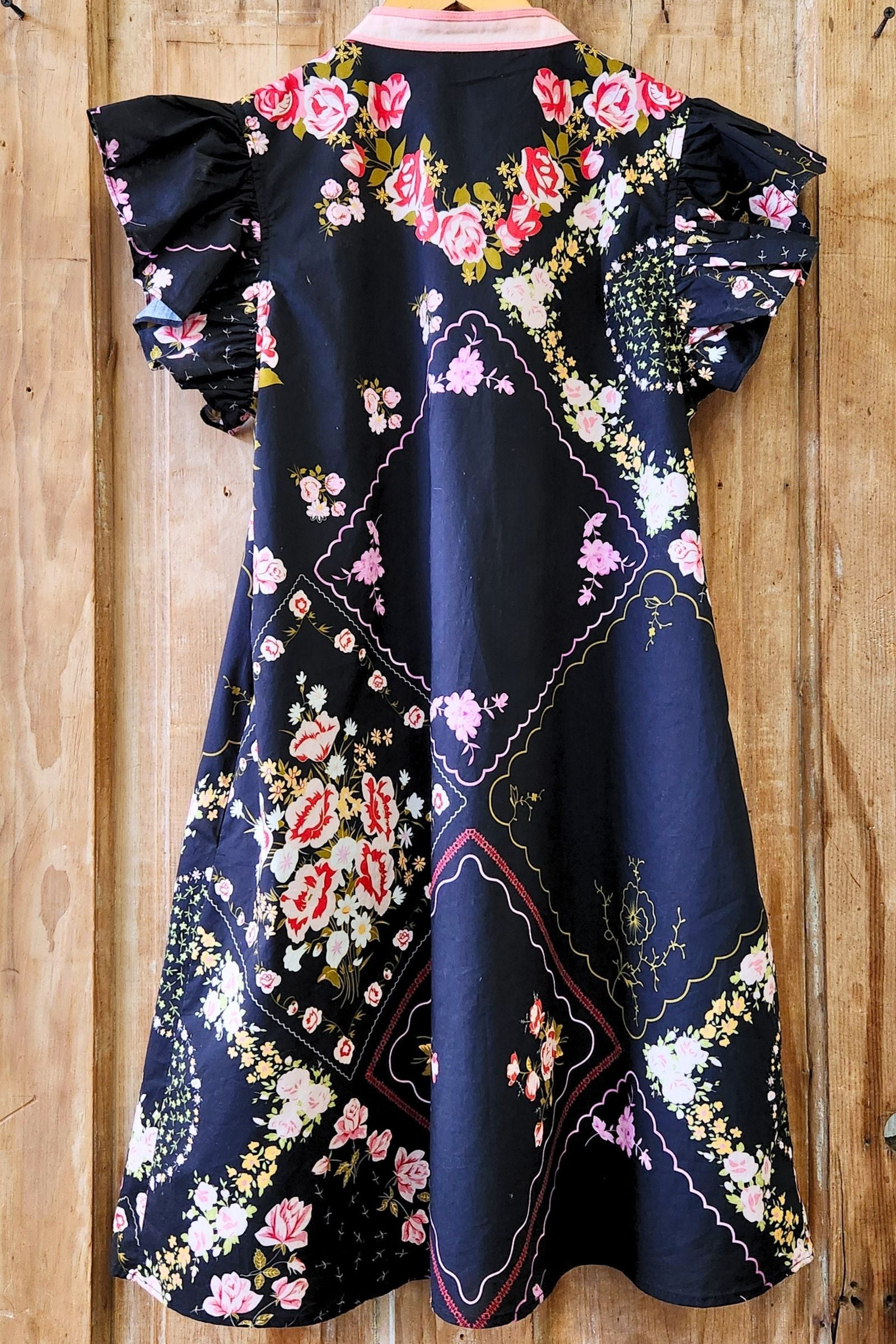 Floral Handkerchief Print Dress