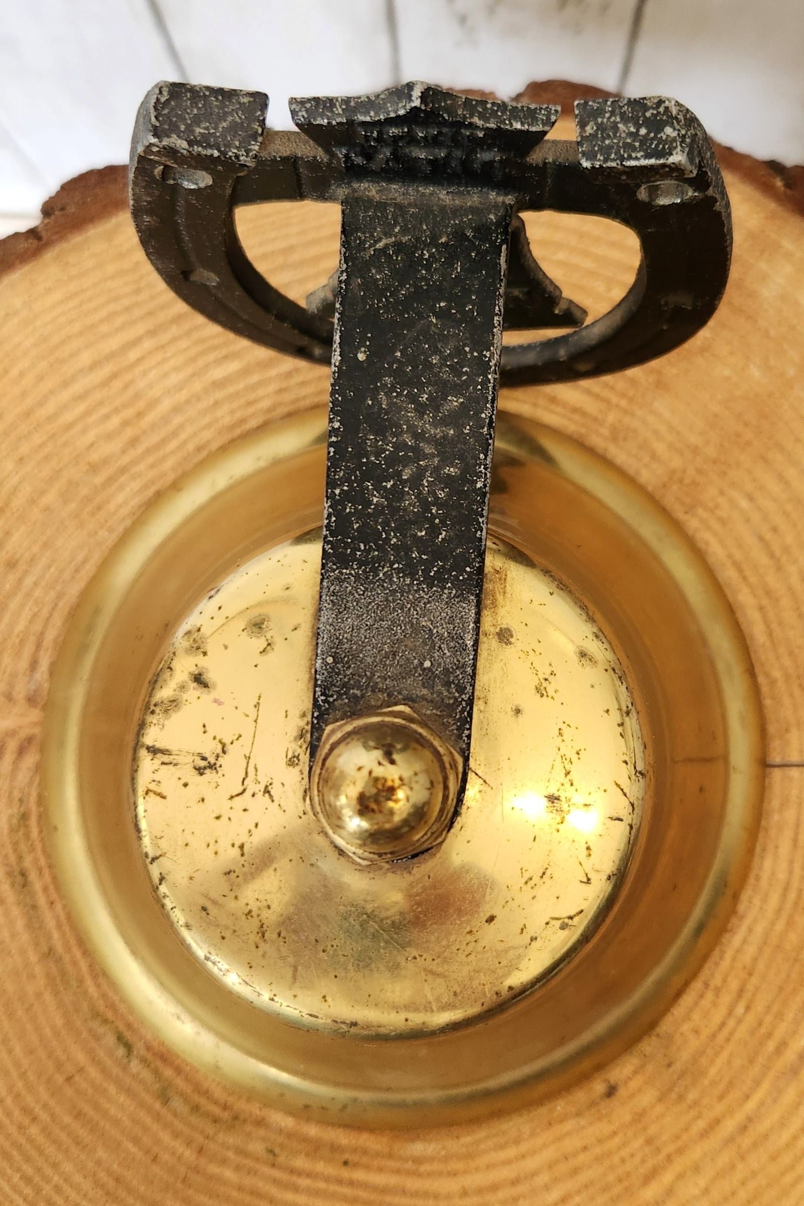 Vintage Brass Garden Bell