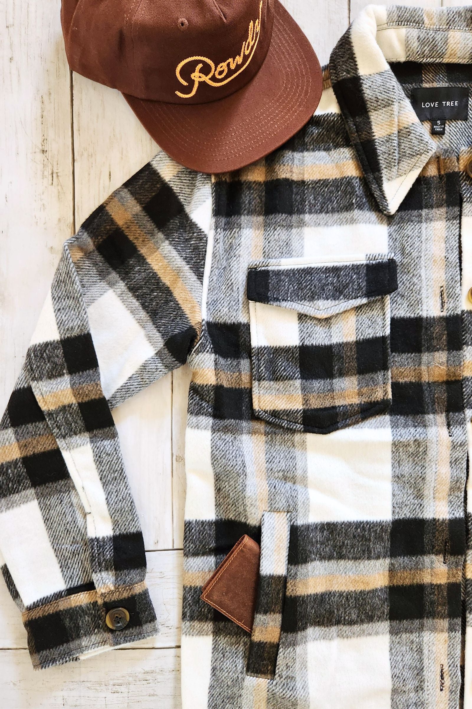 Black & White Plaid Shacket