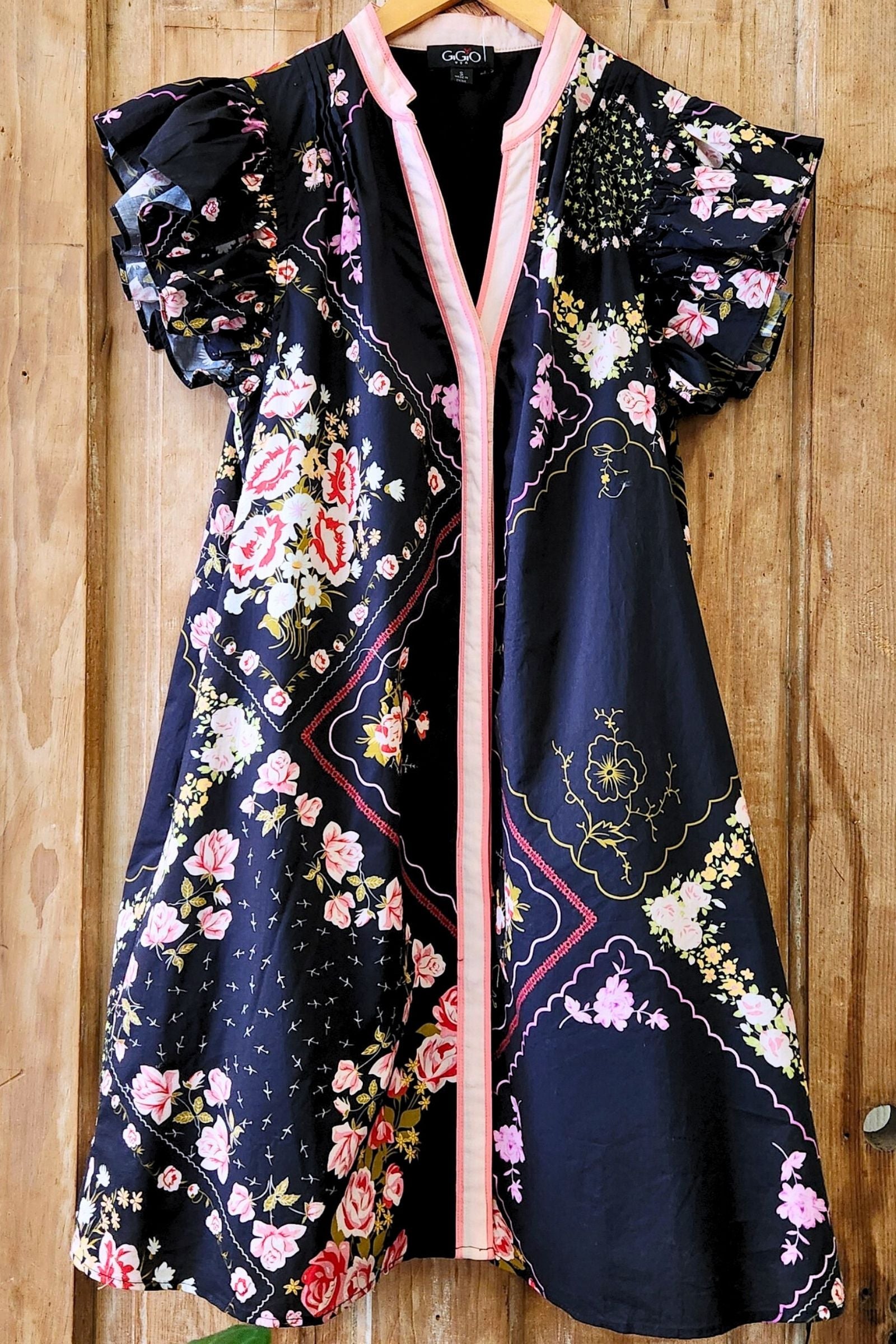 Floral Handkerchief Print Dress