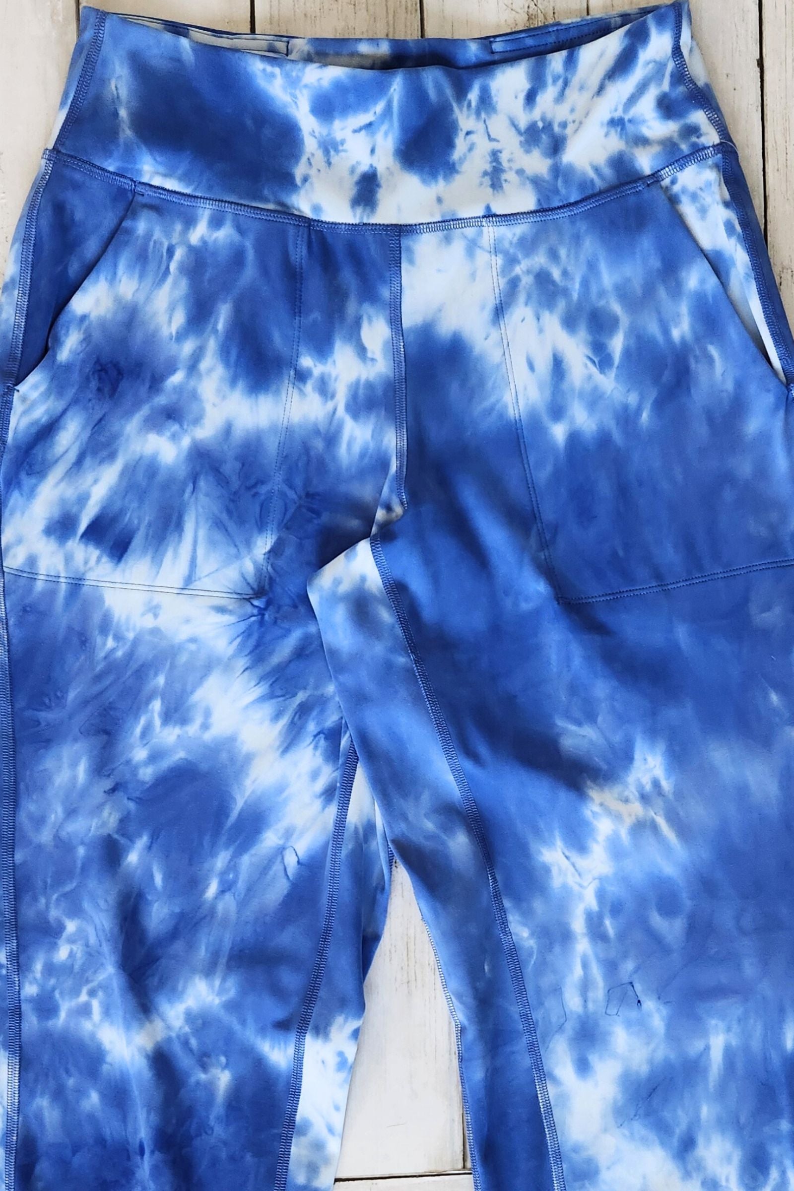 Blue Sky Tie Dye Jogger Pants