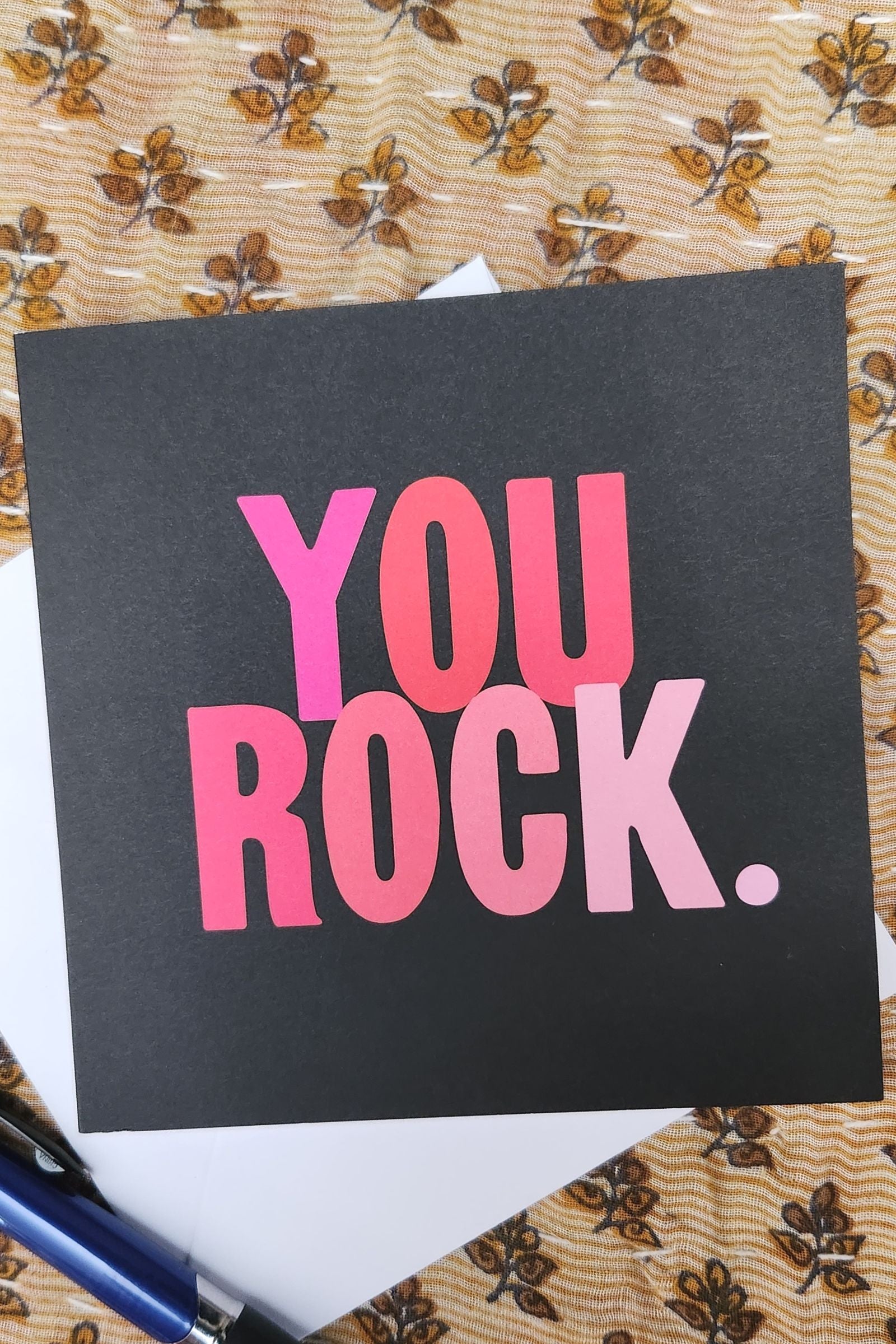You Rock Inspirational Card