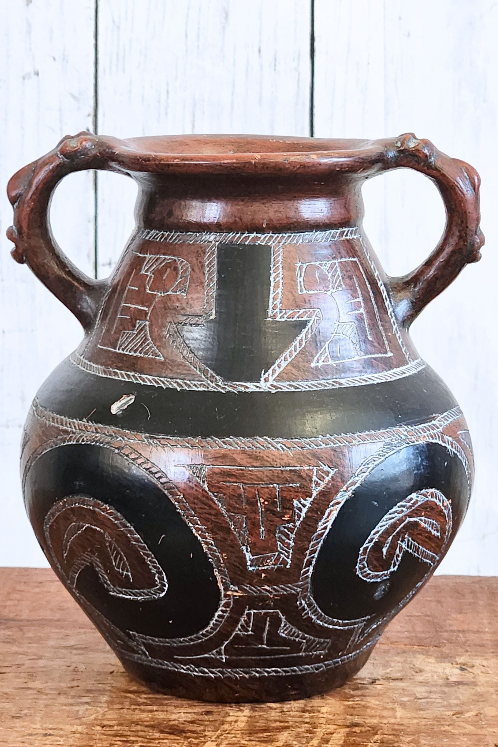Vintage Brazilian Marajoara pot