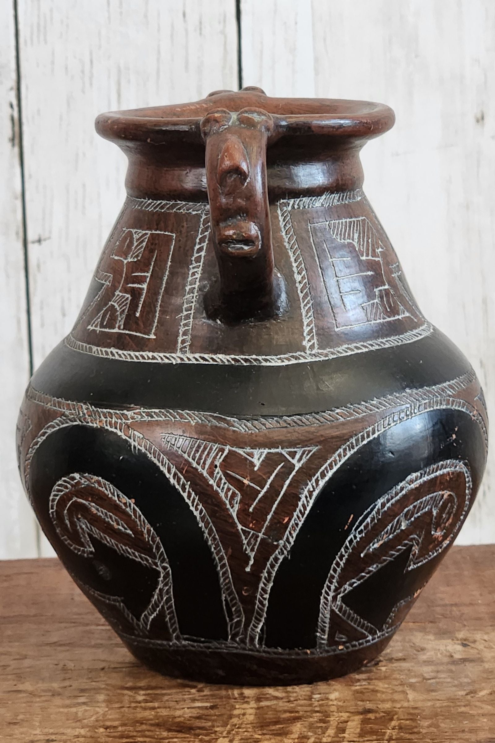 Vintage Brazilian Marajoara pot