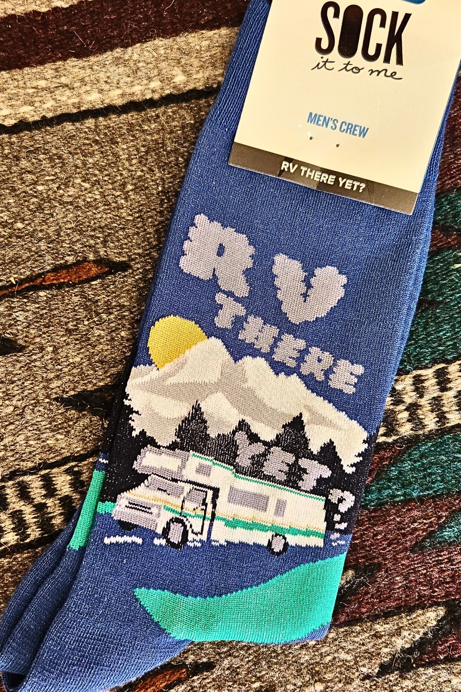 RV There Yet Men's Crew Socks