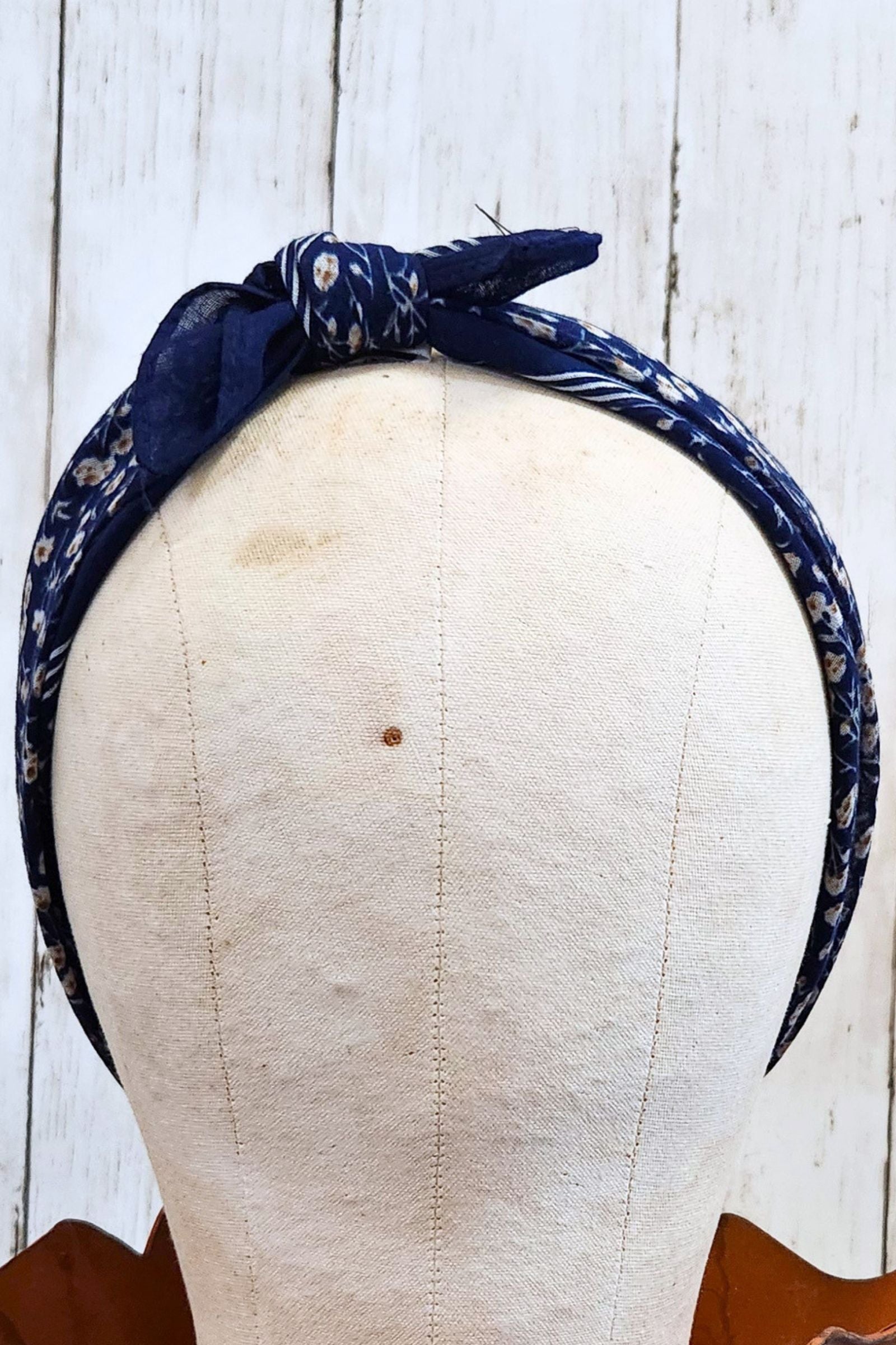 Navy Field of Flowers Bandana