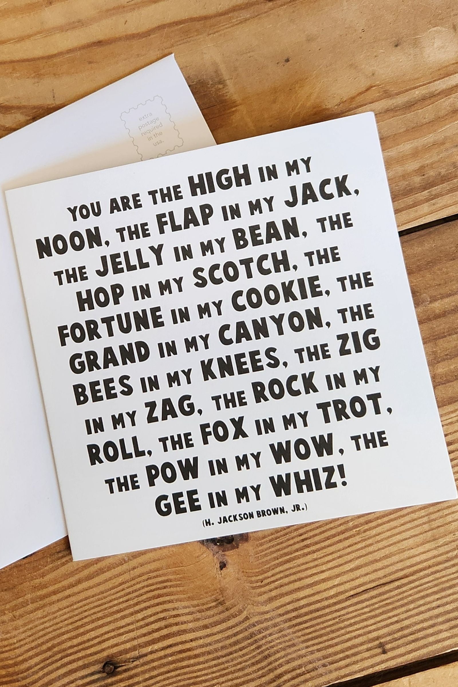 You are the High in my Noon Inspirational Card