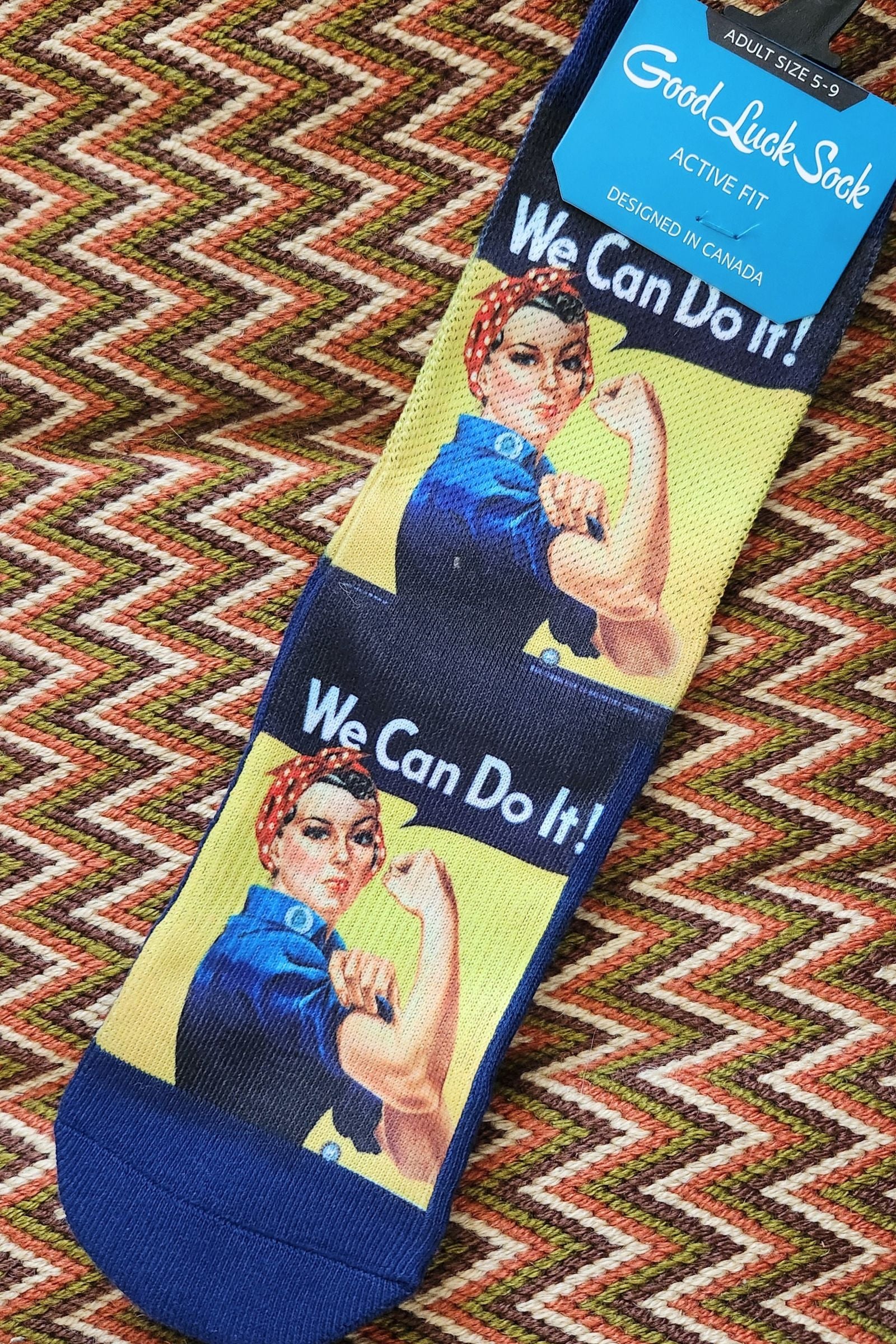 Rosie the Riveter ACTIVE FIT WOMEN'S Crew Socks