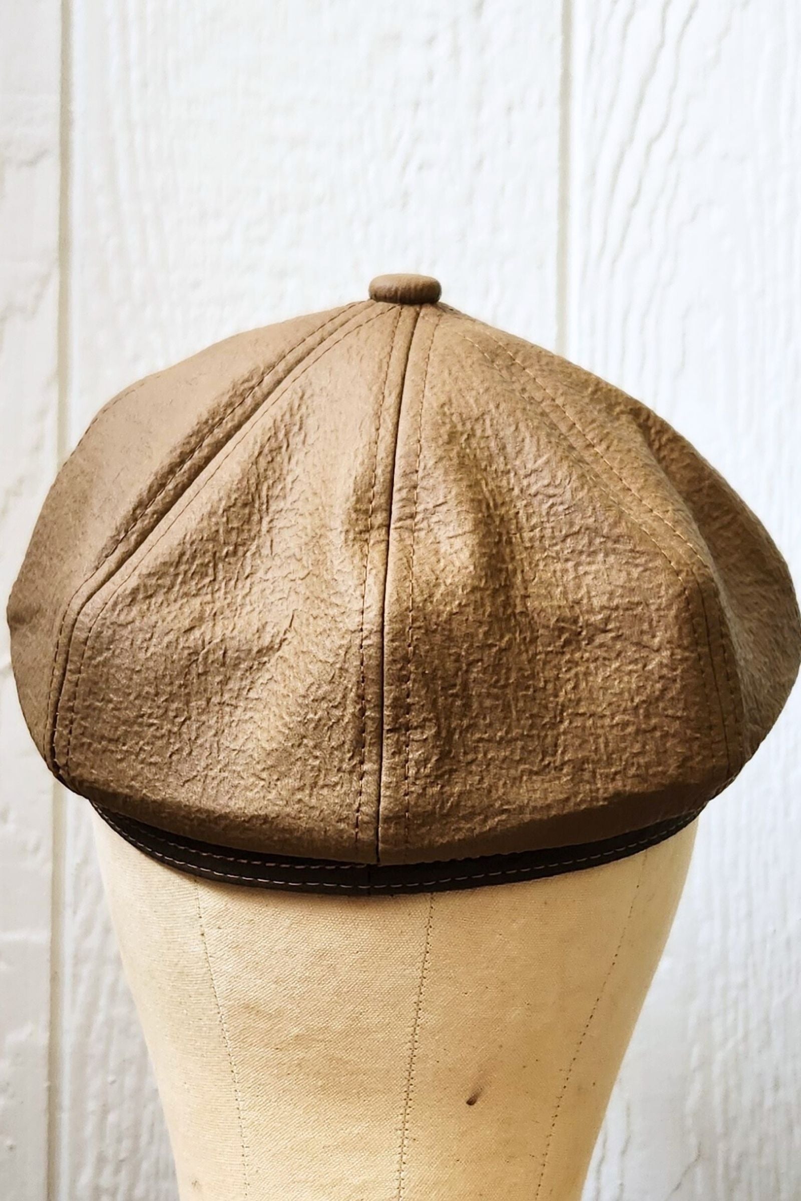 Brown Newsboy Cap