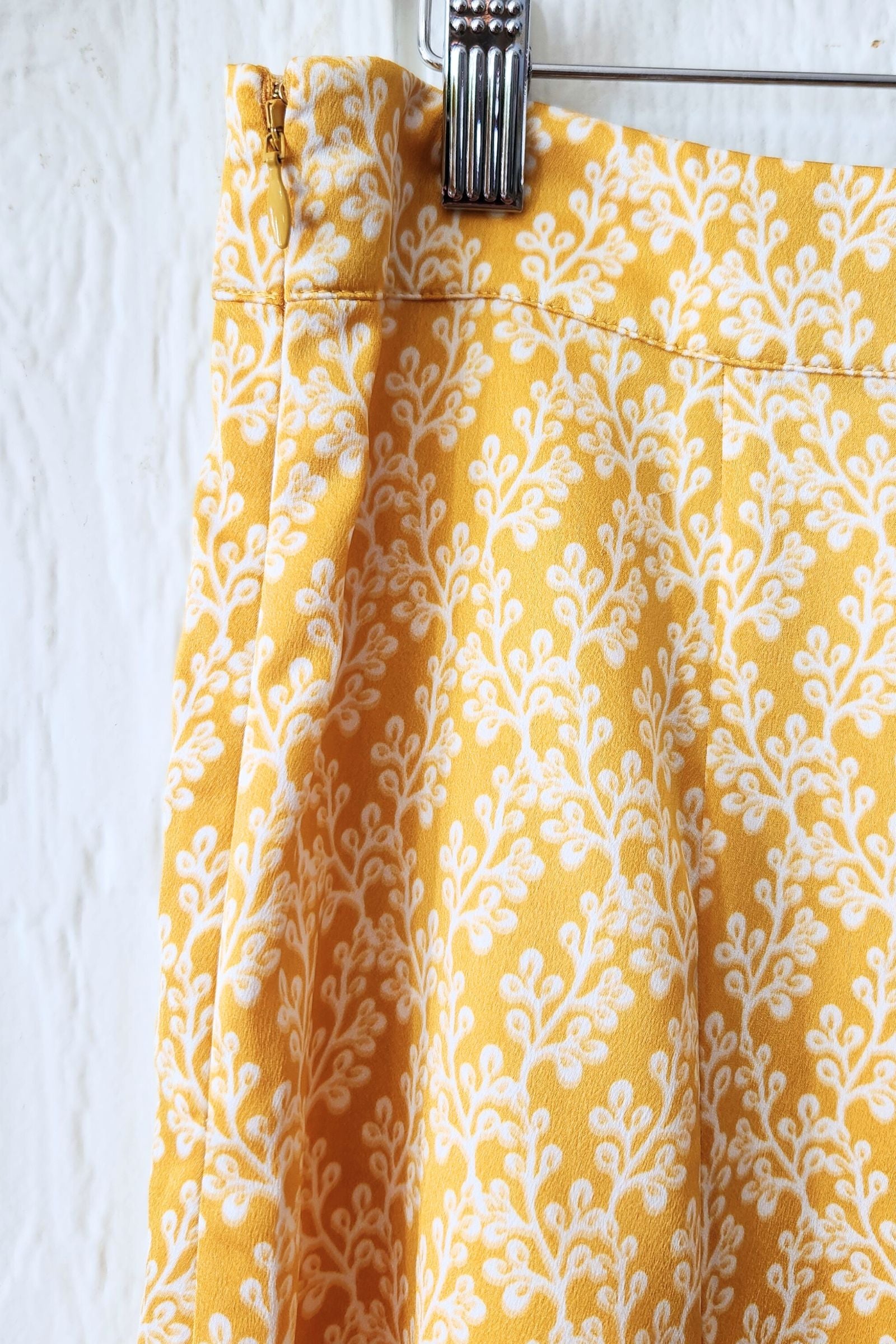 FOUND Floral Midi Skirt