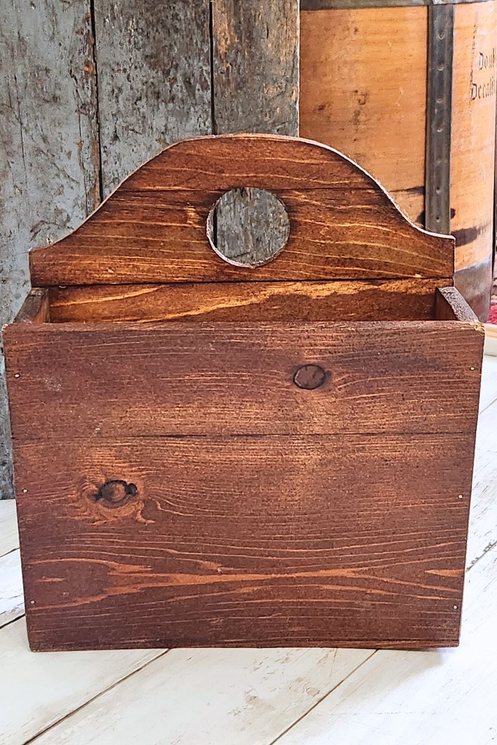 Rustic Wooden Wall Box
