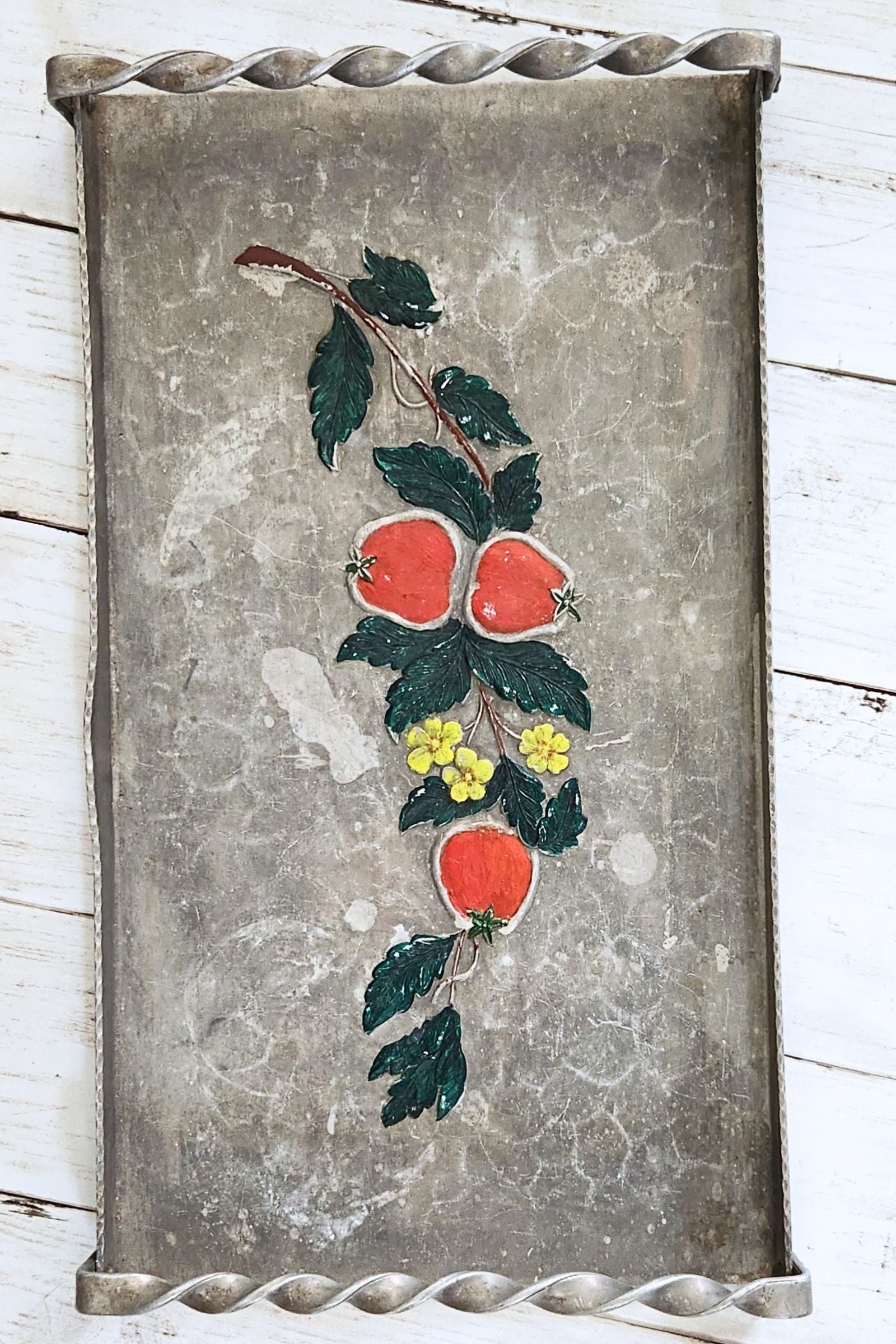 Vintage Toleware Serving Tray