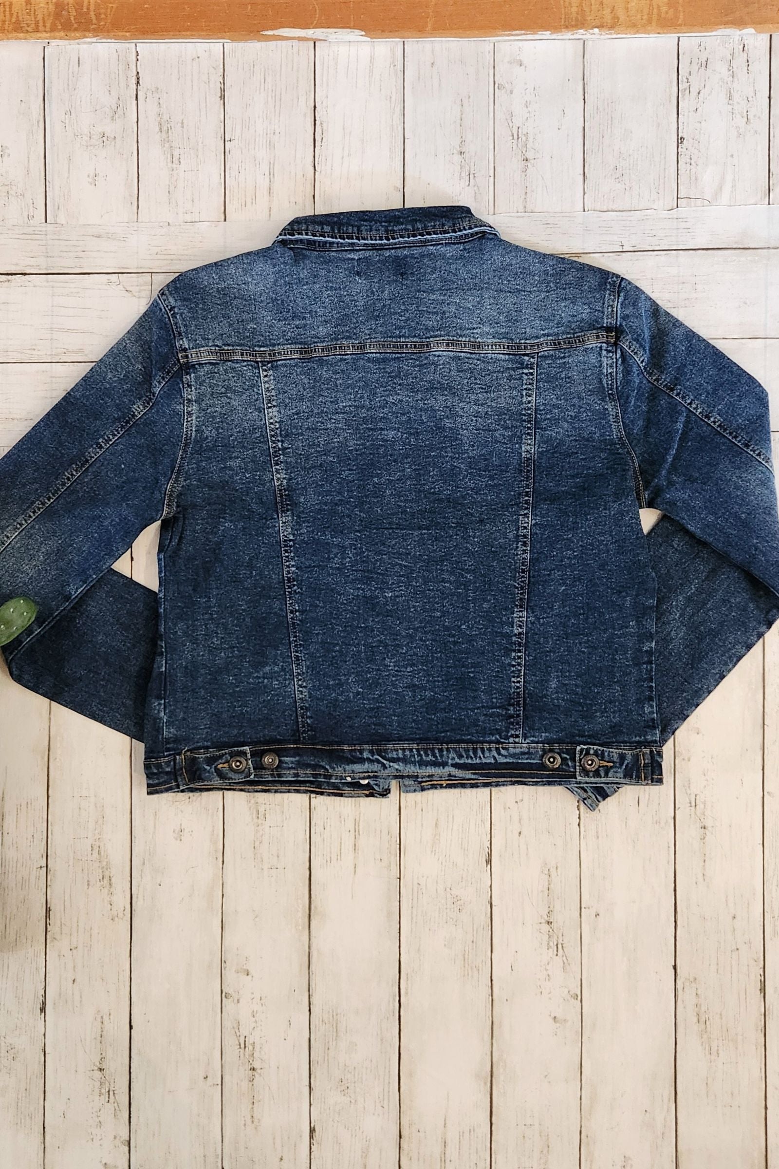 CURVY Classic Blue Denim Jacket