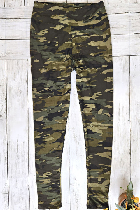 Camo Print Yoga Legging