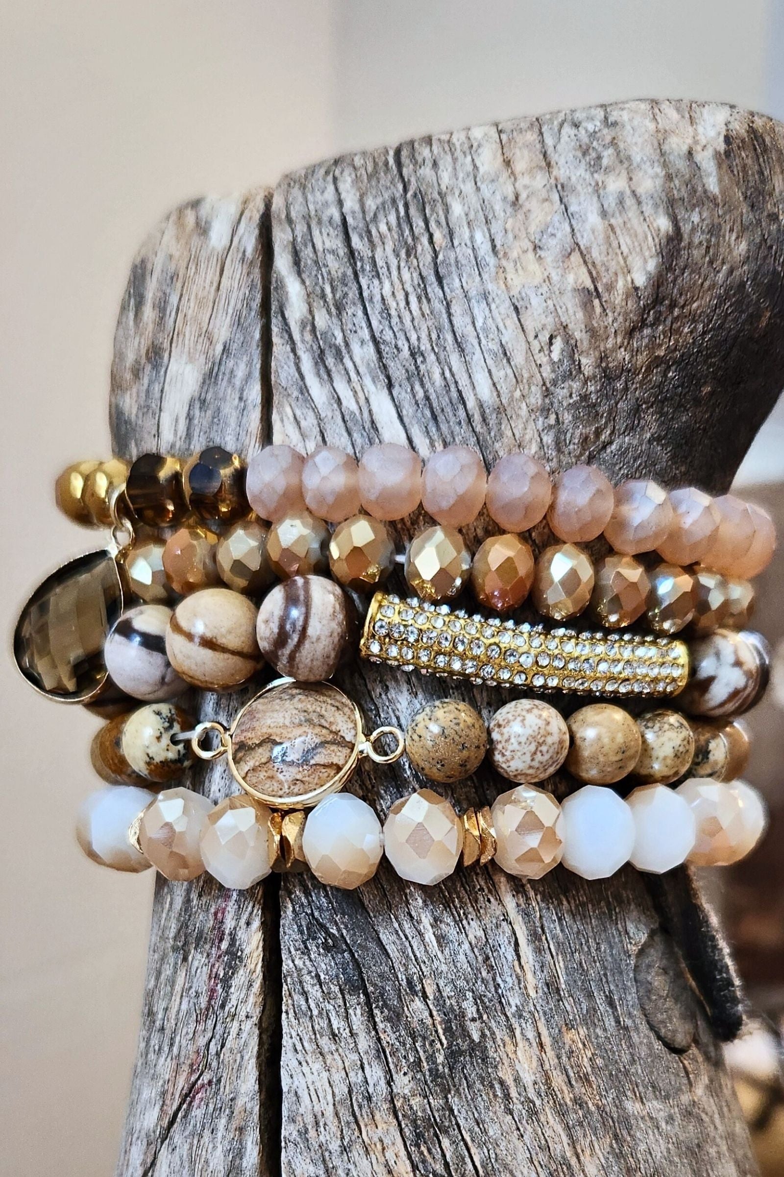 Cassie Stone Stretch Bracelets - 5 Styles