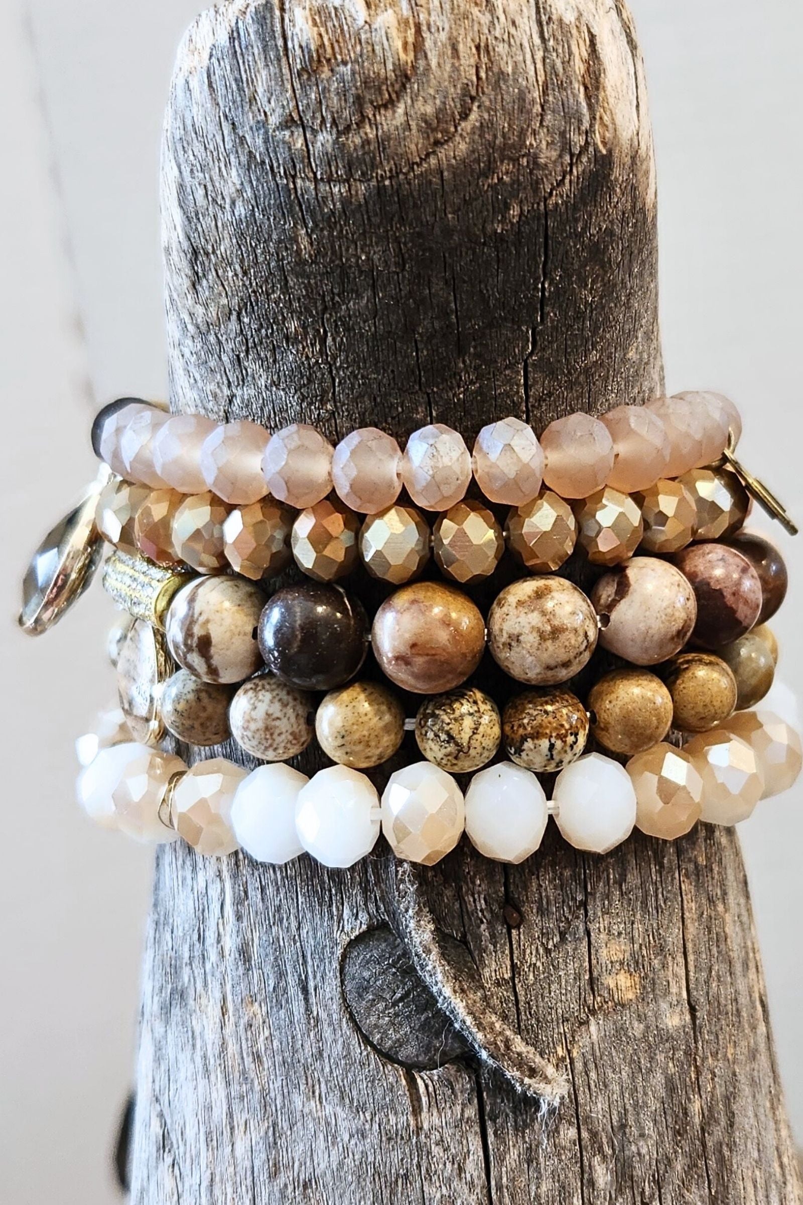 Cassie Stone Stretch Bracelets - 5 Styles