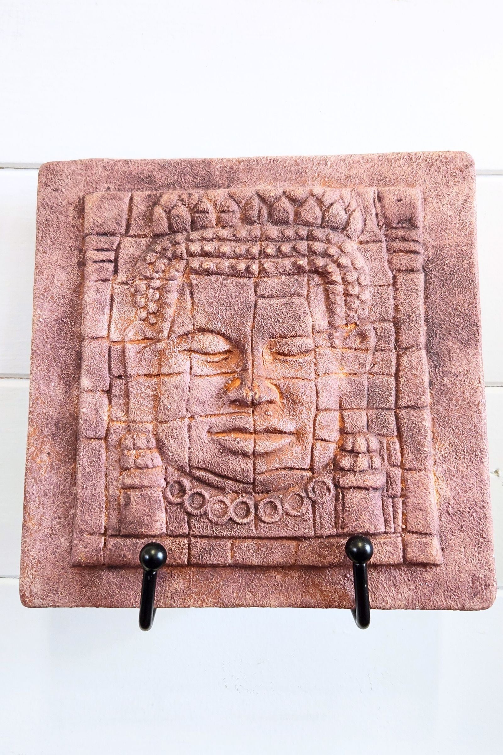 Buddhist Ceramic Art Tile Plaque