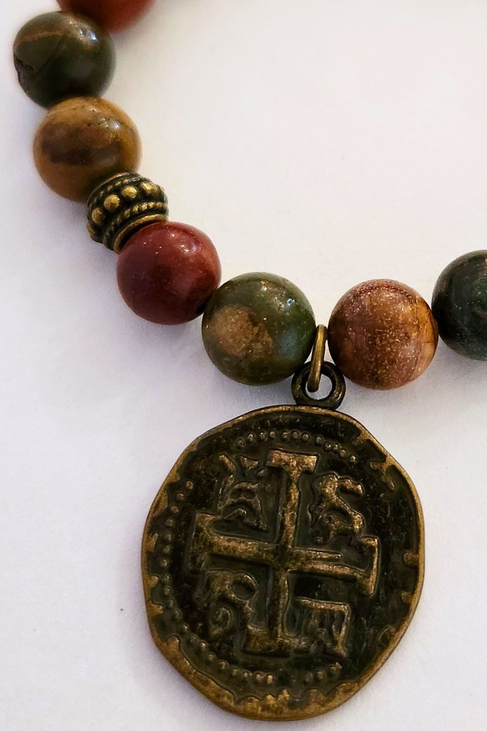 Amber Unakite Bracelets - 4 Styles