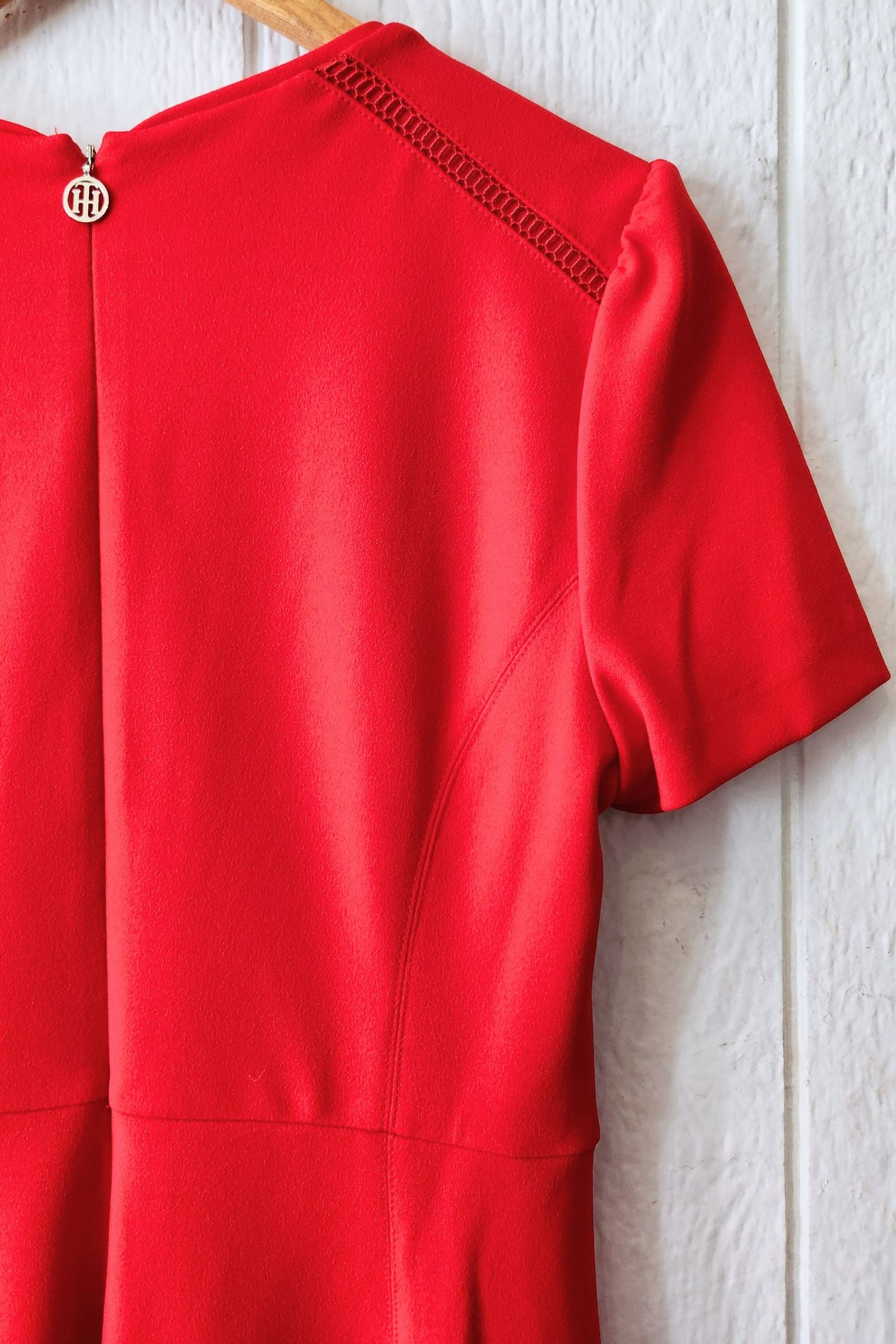 FOUND Tommy Hilfiger A-Line Red Dress