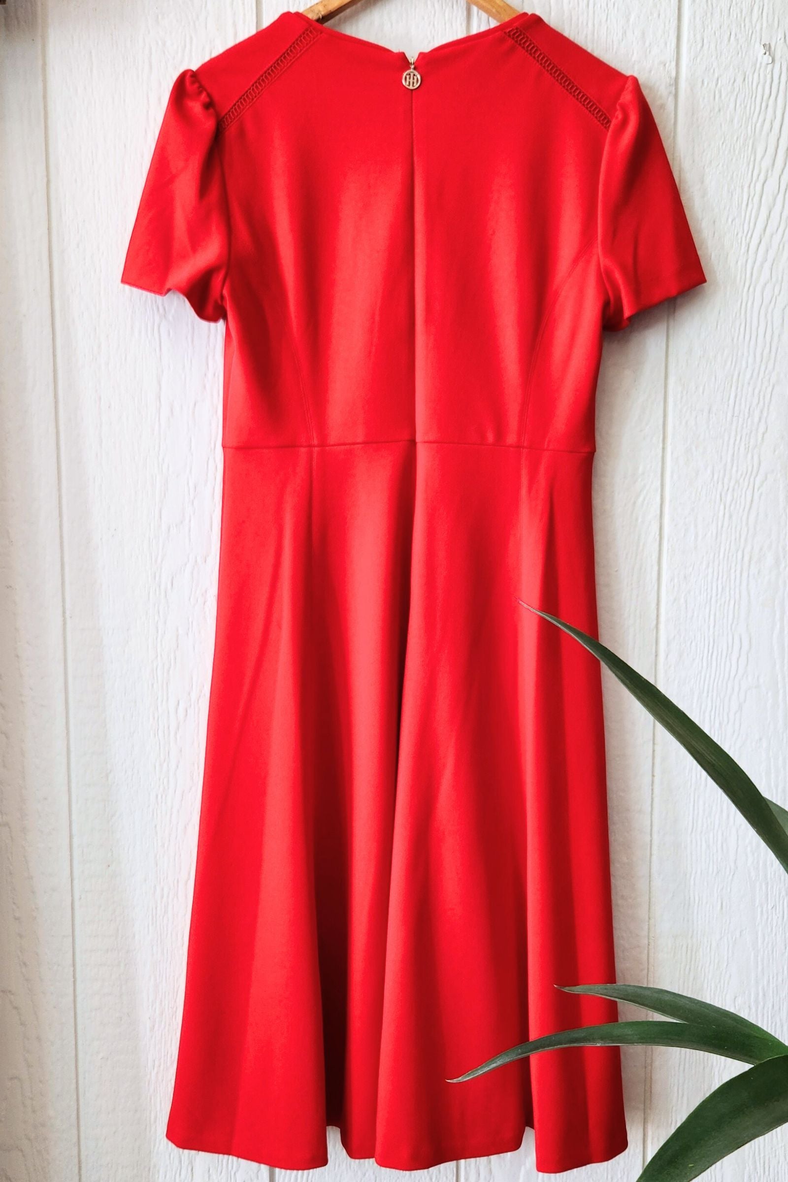 FOUND Tommy Hilfiger A-Line Red Dress