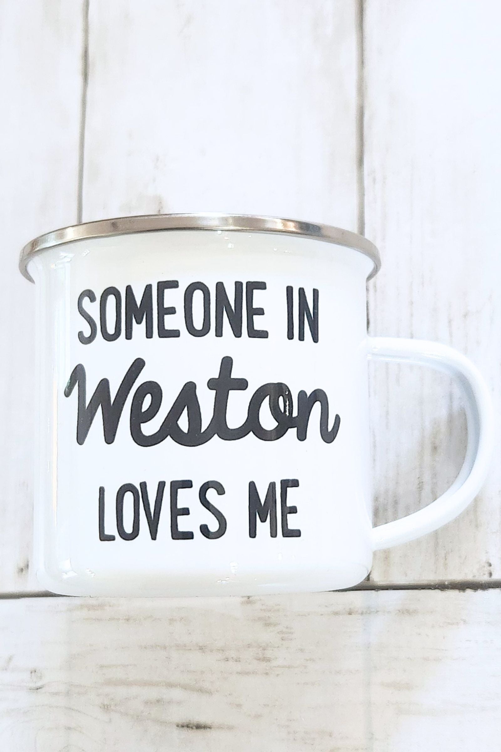 Someone in Weston Loves Me Camp Mug