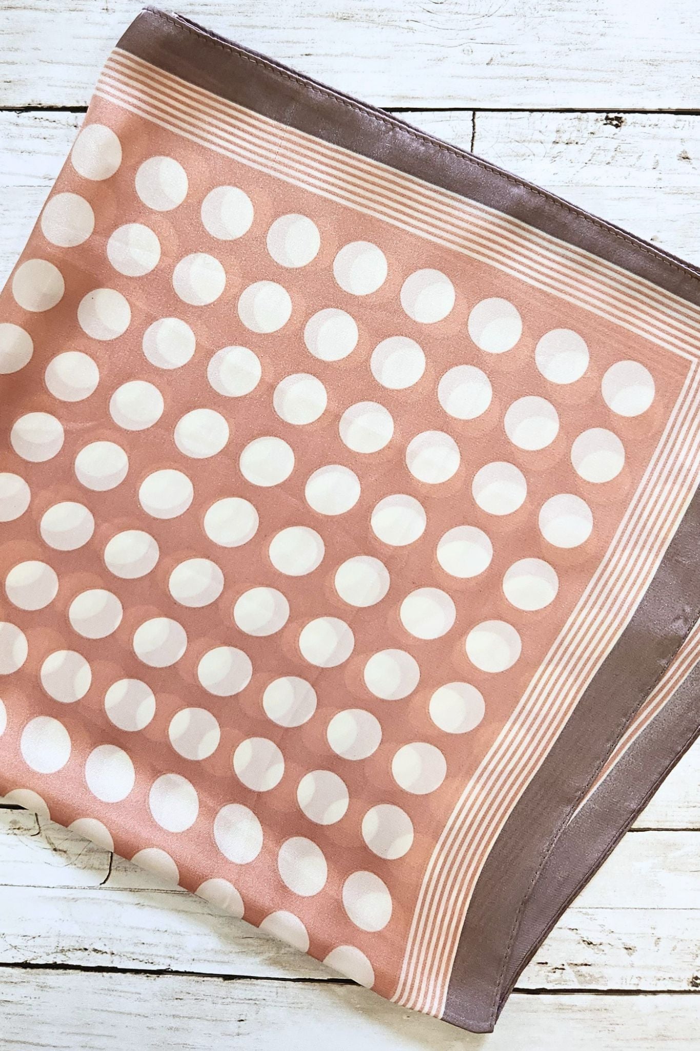 Rose Line & Dot Oversized Bandana