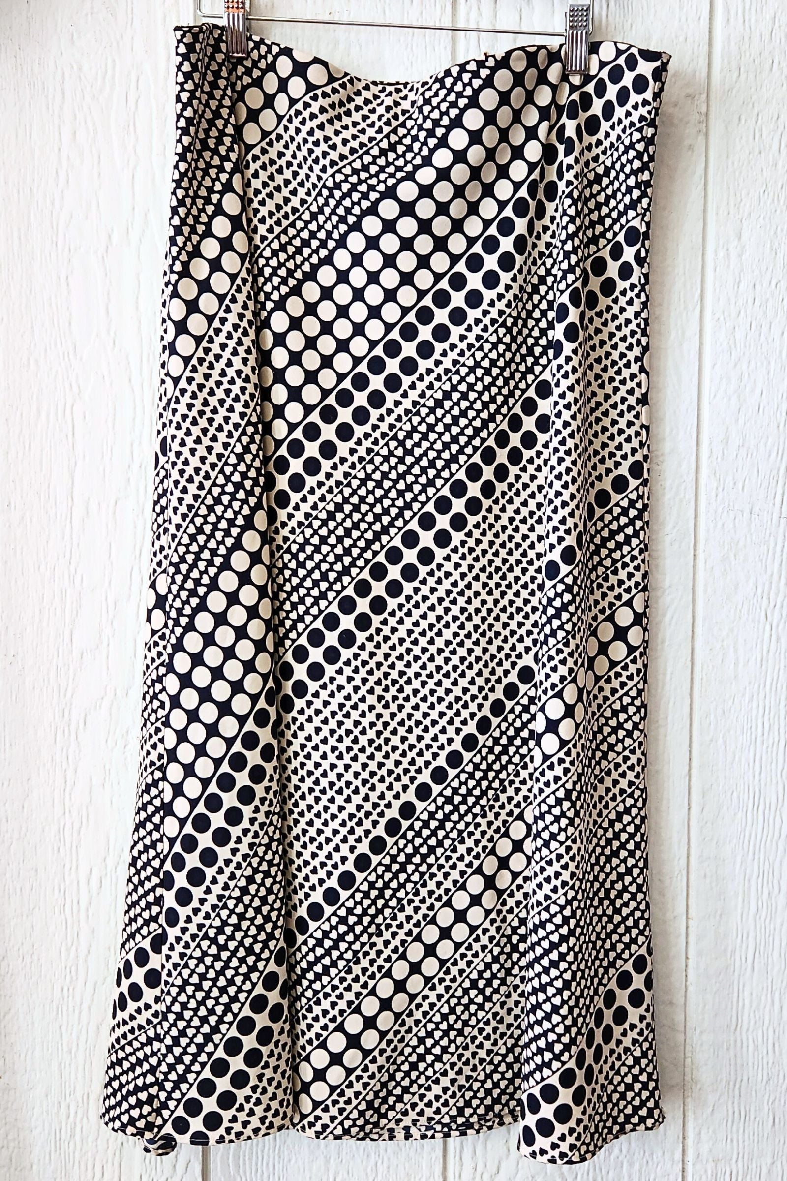 FOUND Hearts and Polka Dots Skirt