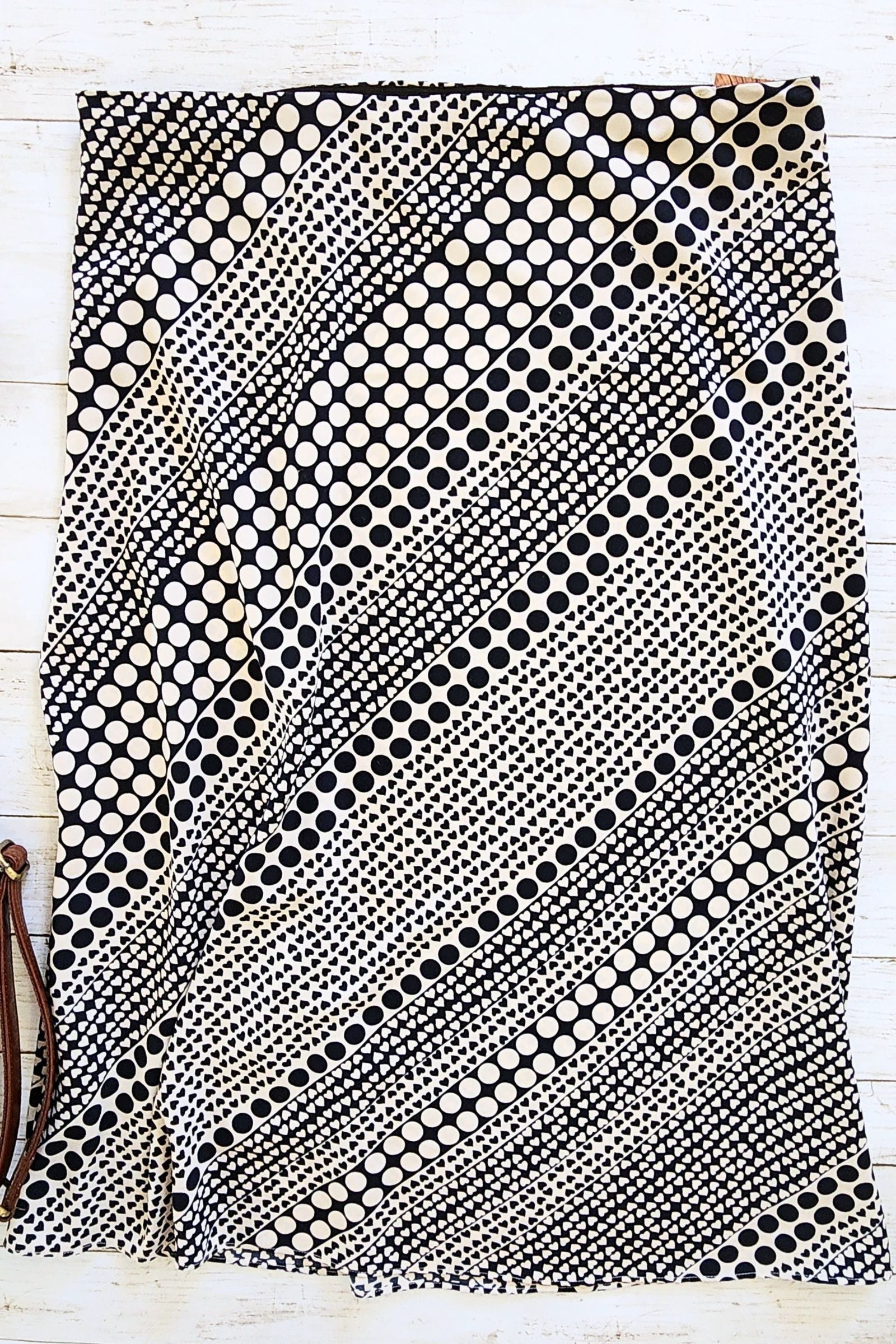 FOUND Hearts and Polka Dots Skirt