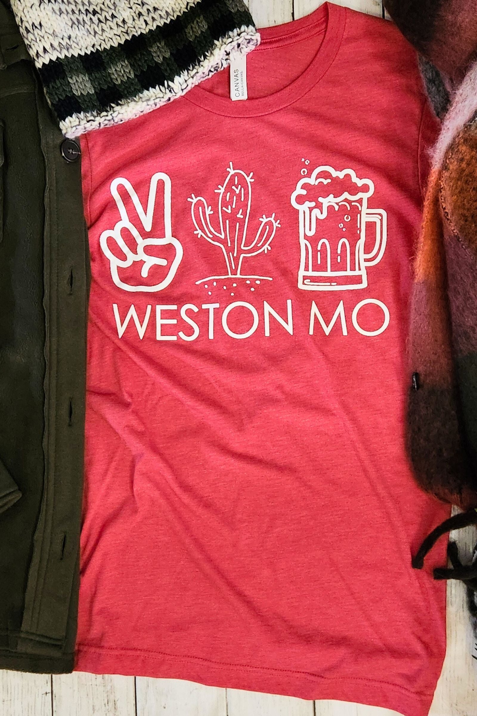 Peace Cactus Beer Weston T-Shirt