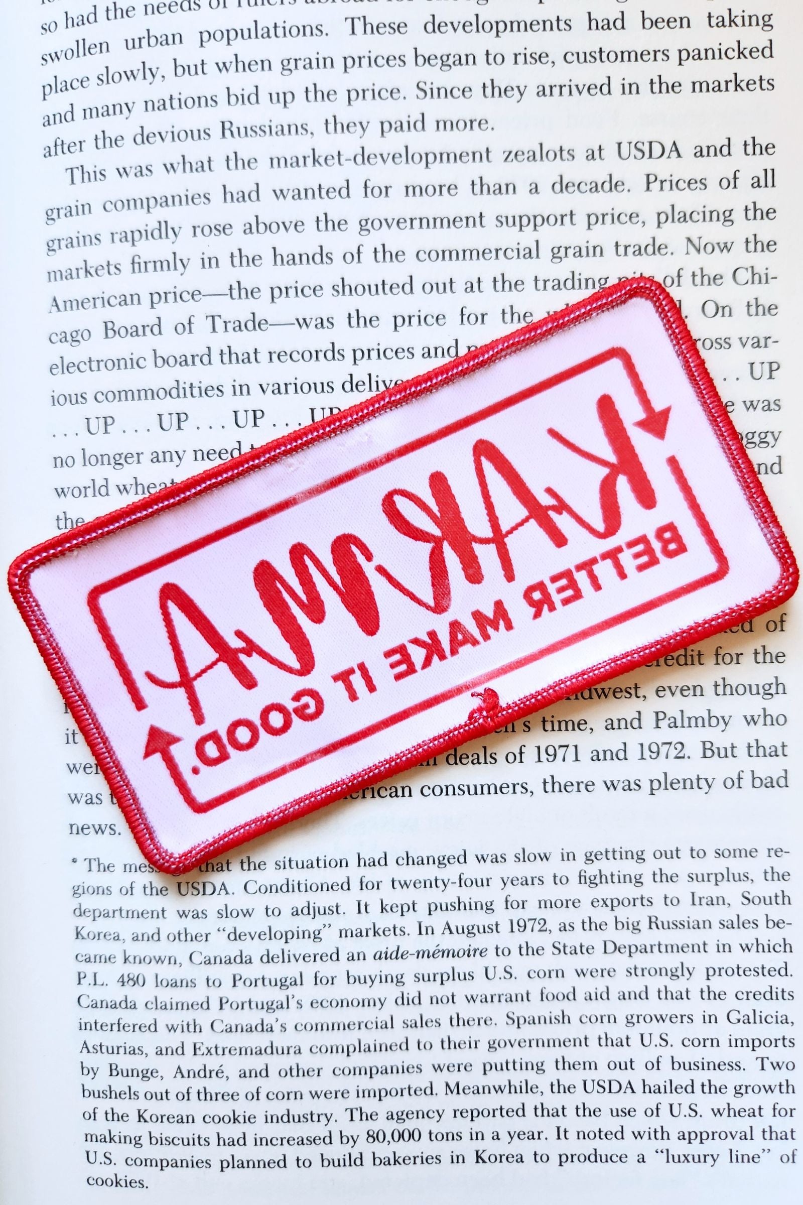 Karma Embroidered Patch