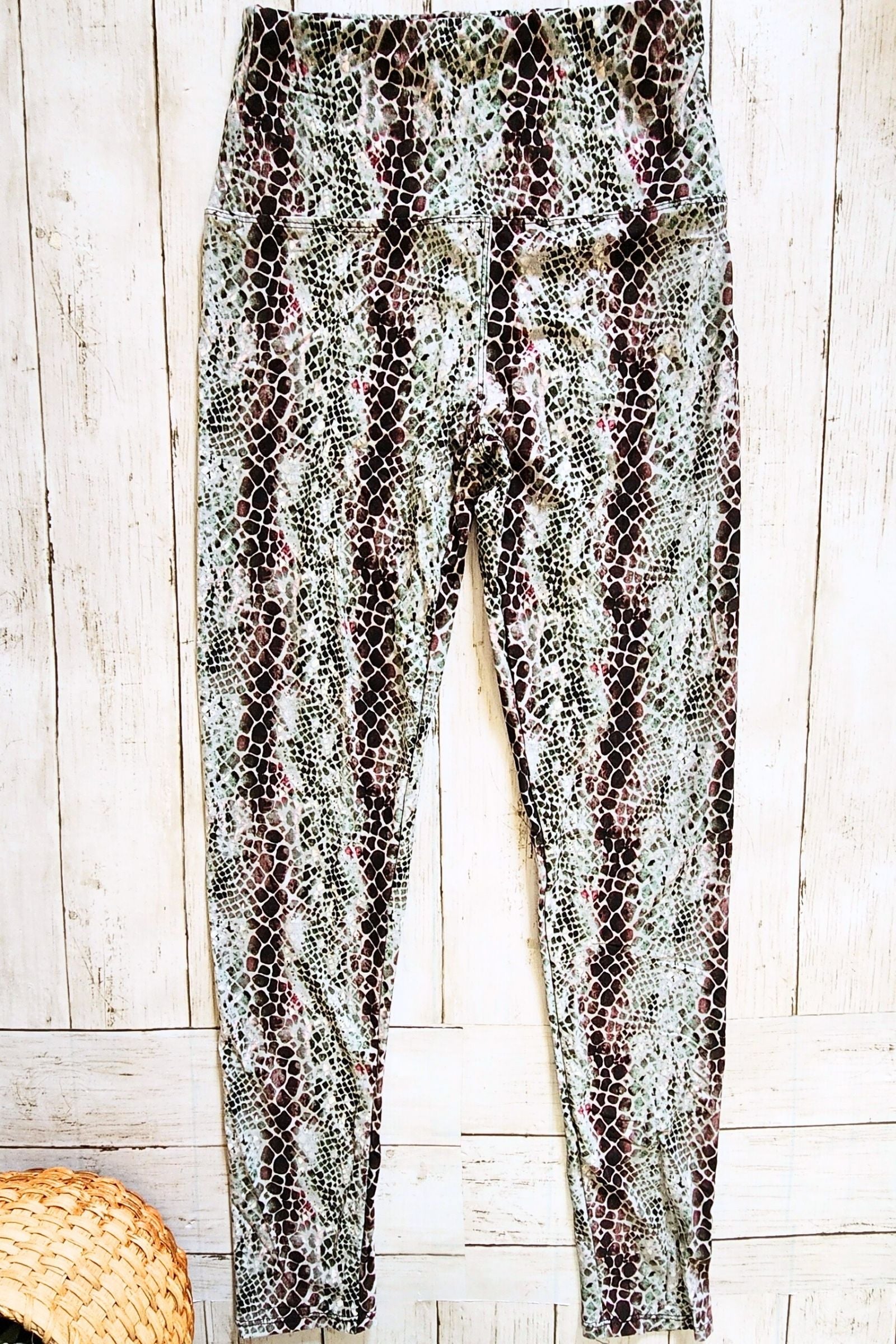 Ruby Snake Print Yoga Legging