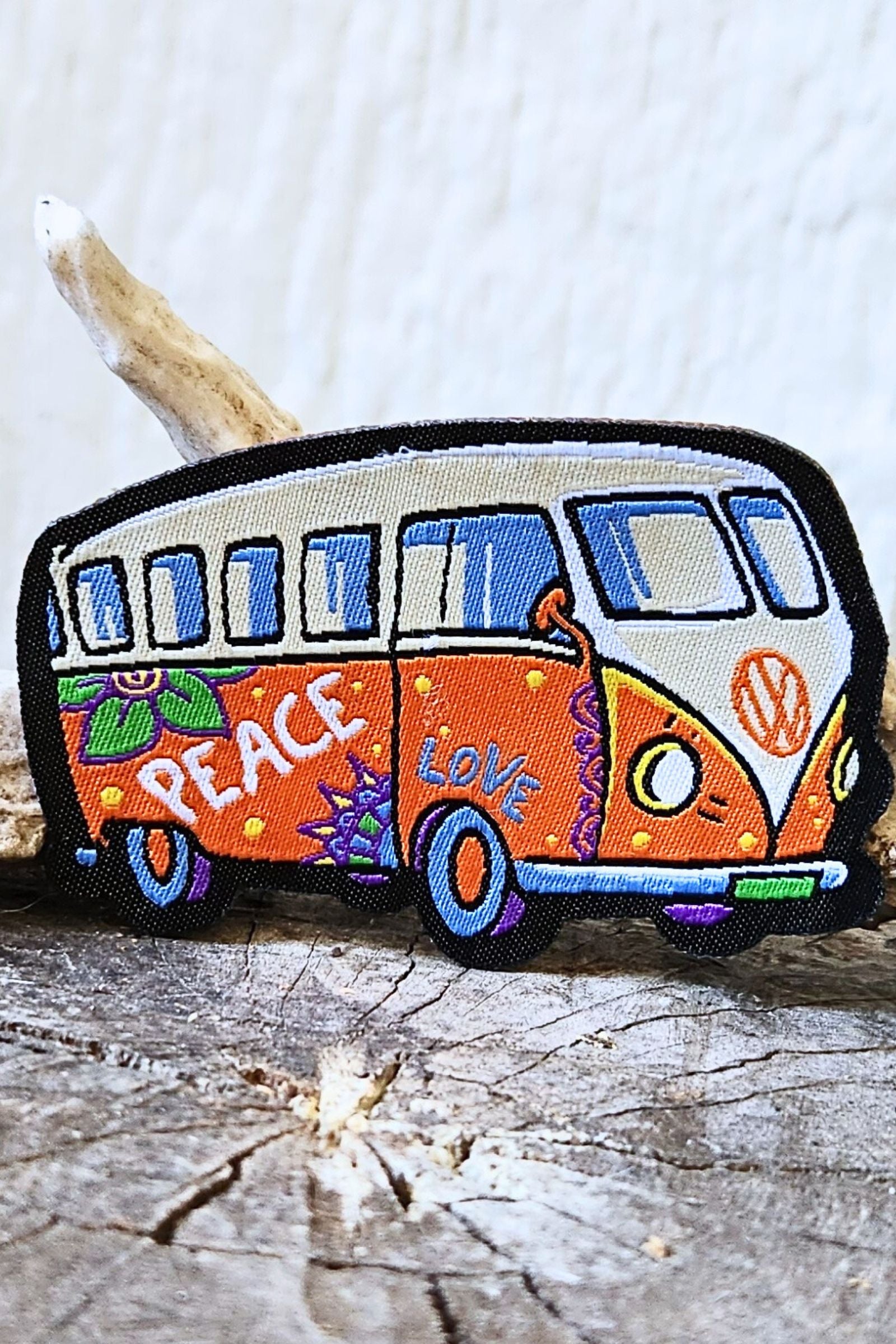 VW Peace Embroidered Patch