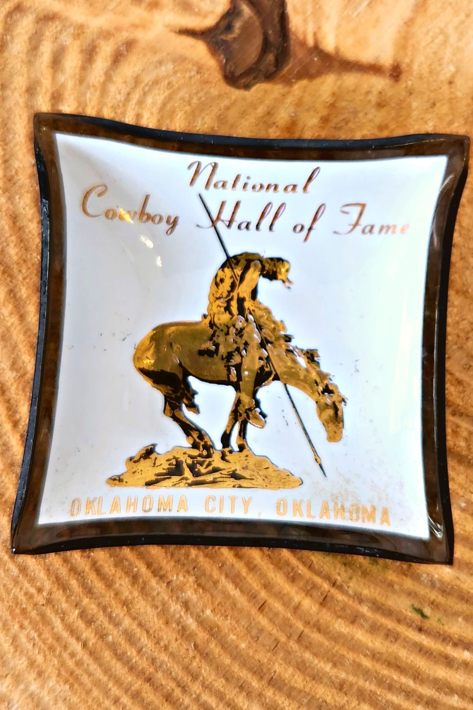 National Cowboy Hall of Fame Mini Souvenir Ashtray