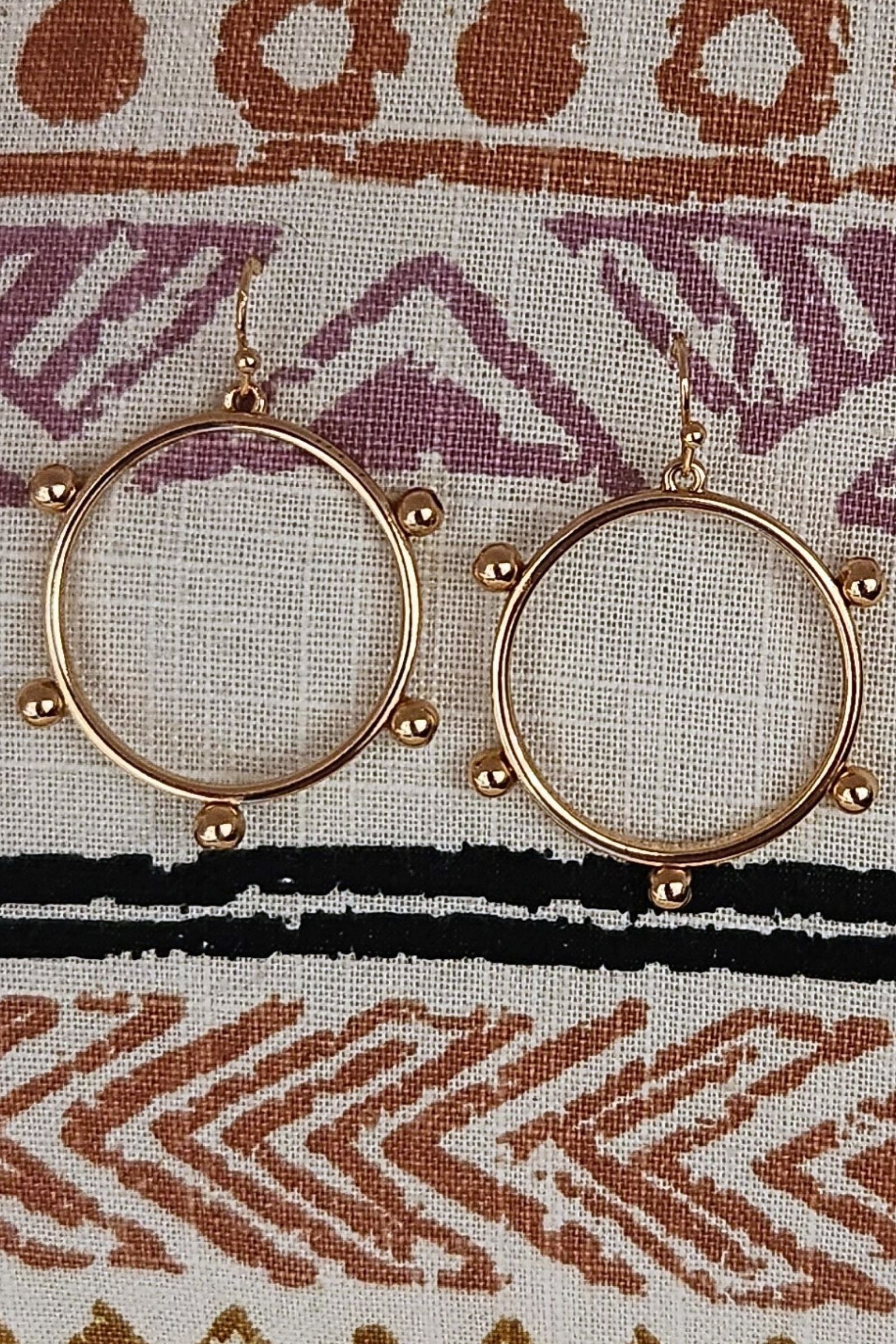 Shelly Golden Hoop Earrings