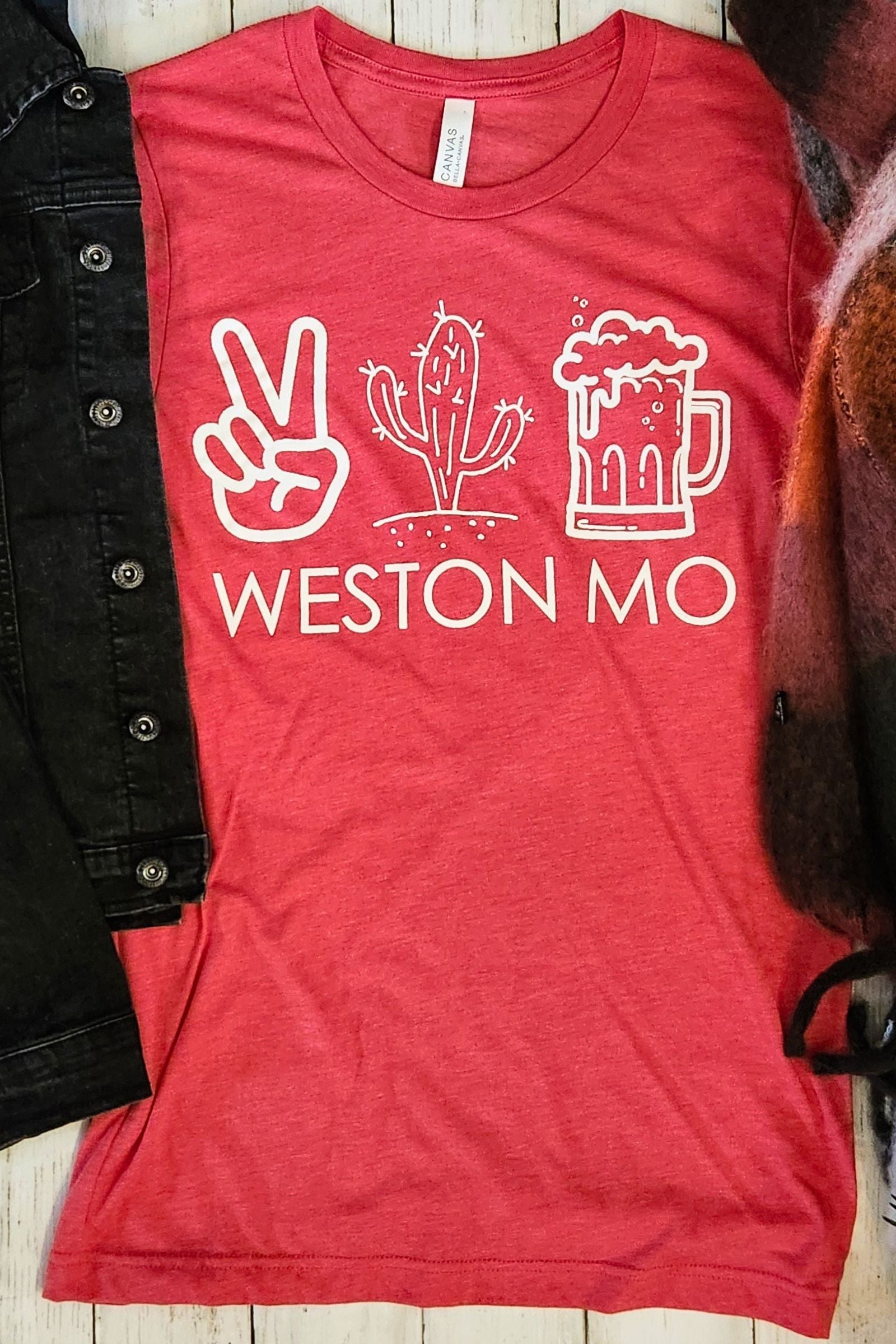 Peace Cactus Beer Weston T-Shirt