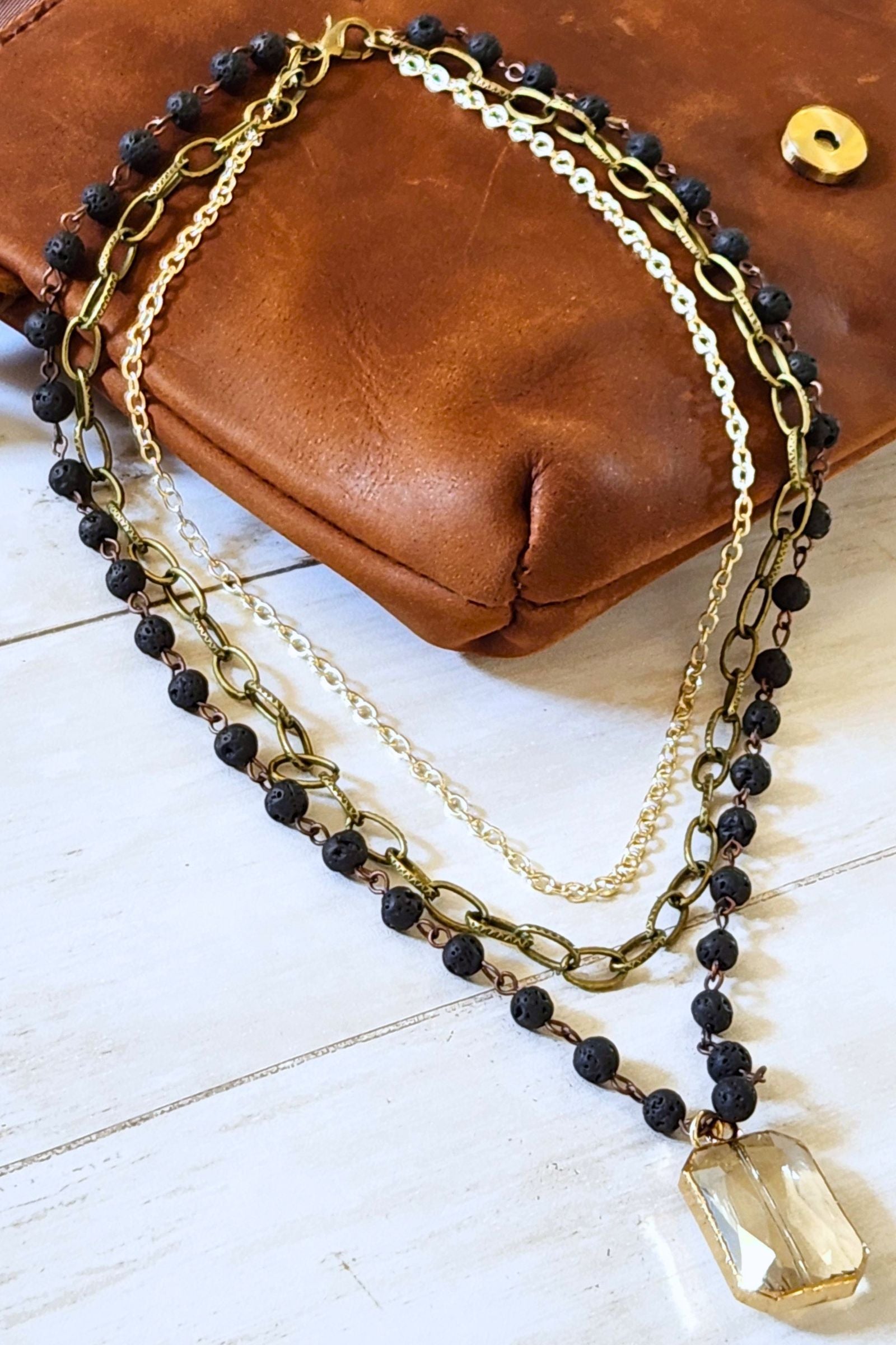 Hannah Layered Pendant Necklace