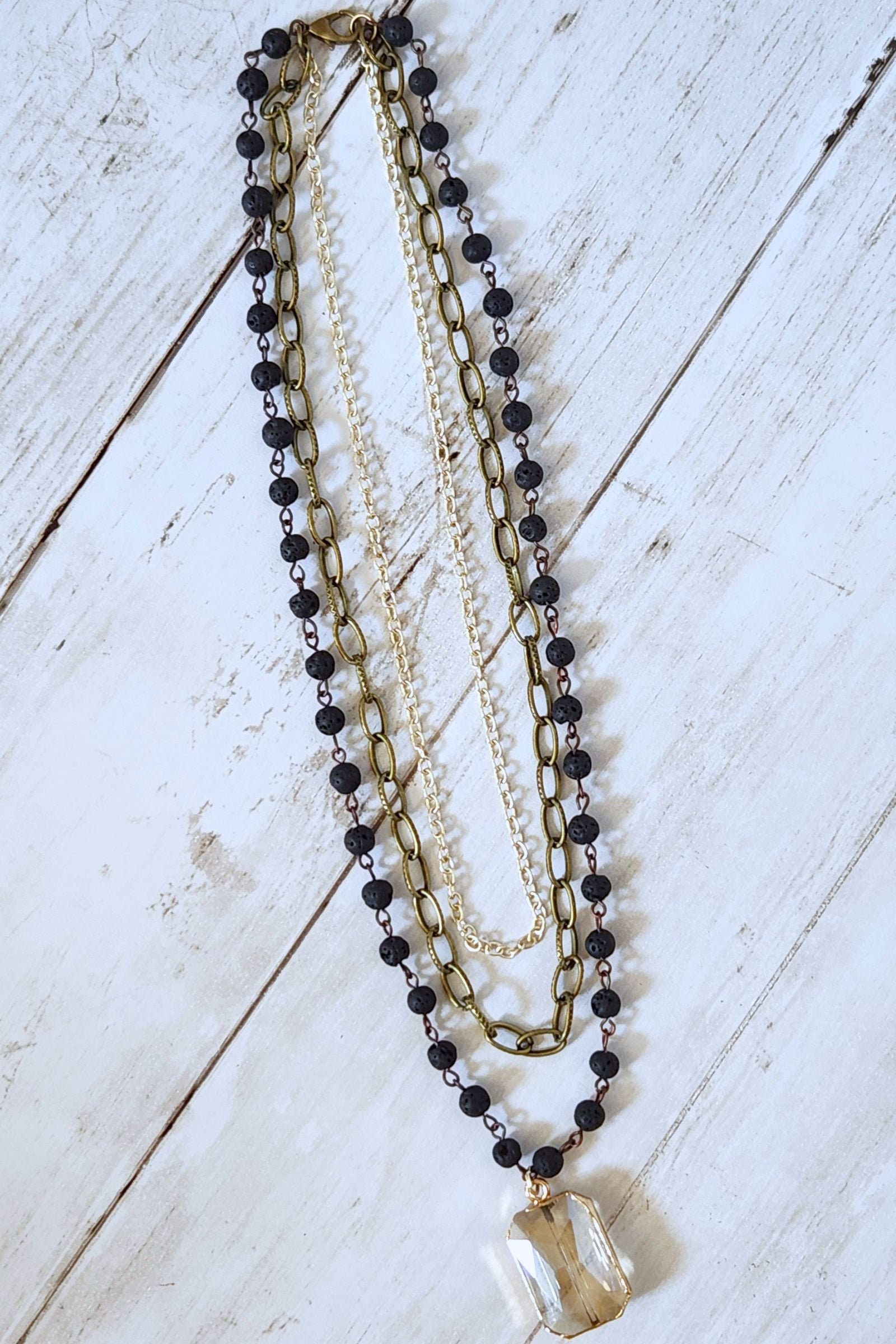 Hannah Layered Pendant Necklace