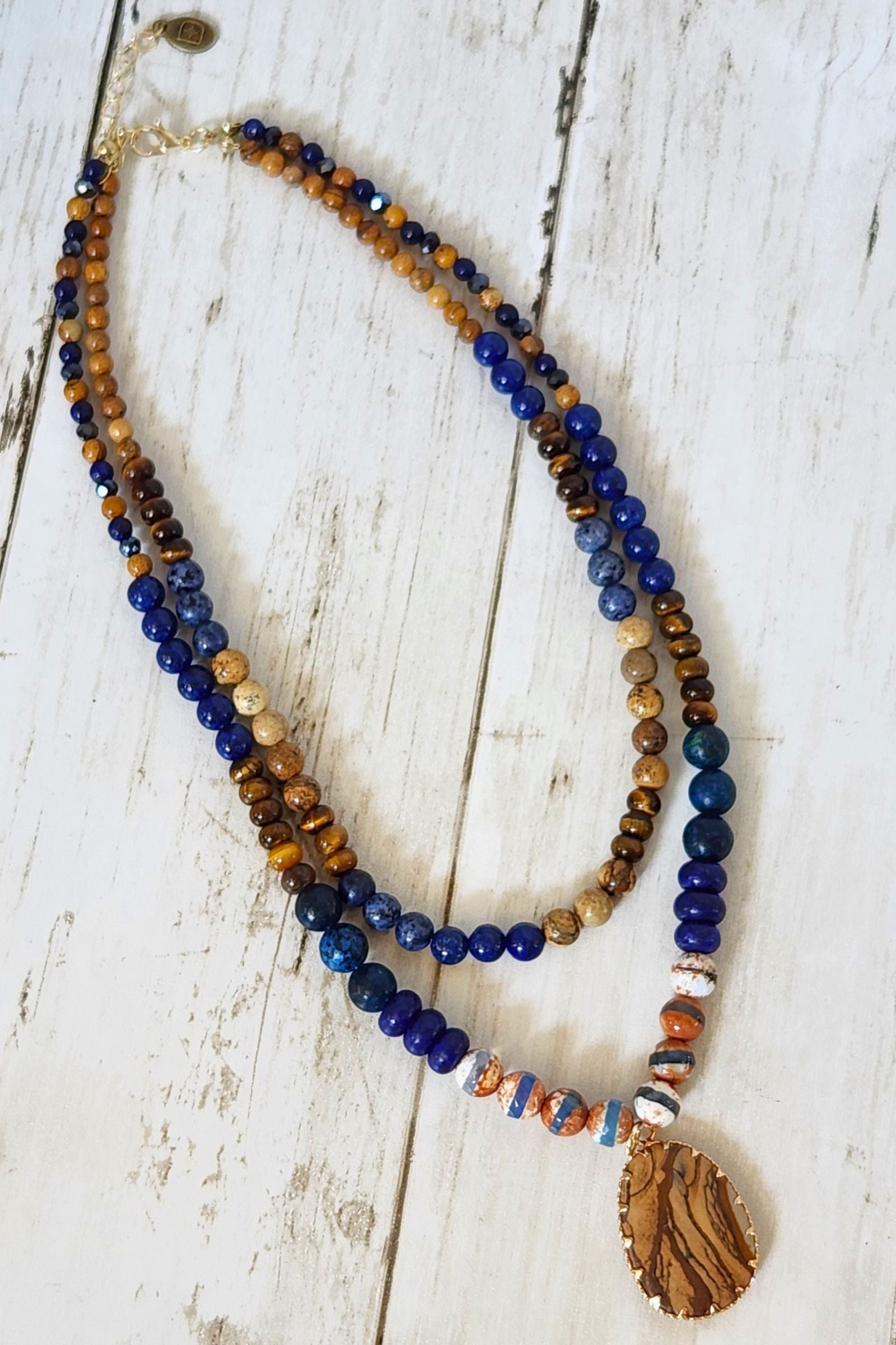 Becca Layered Pendant Necklace