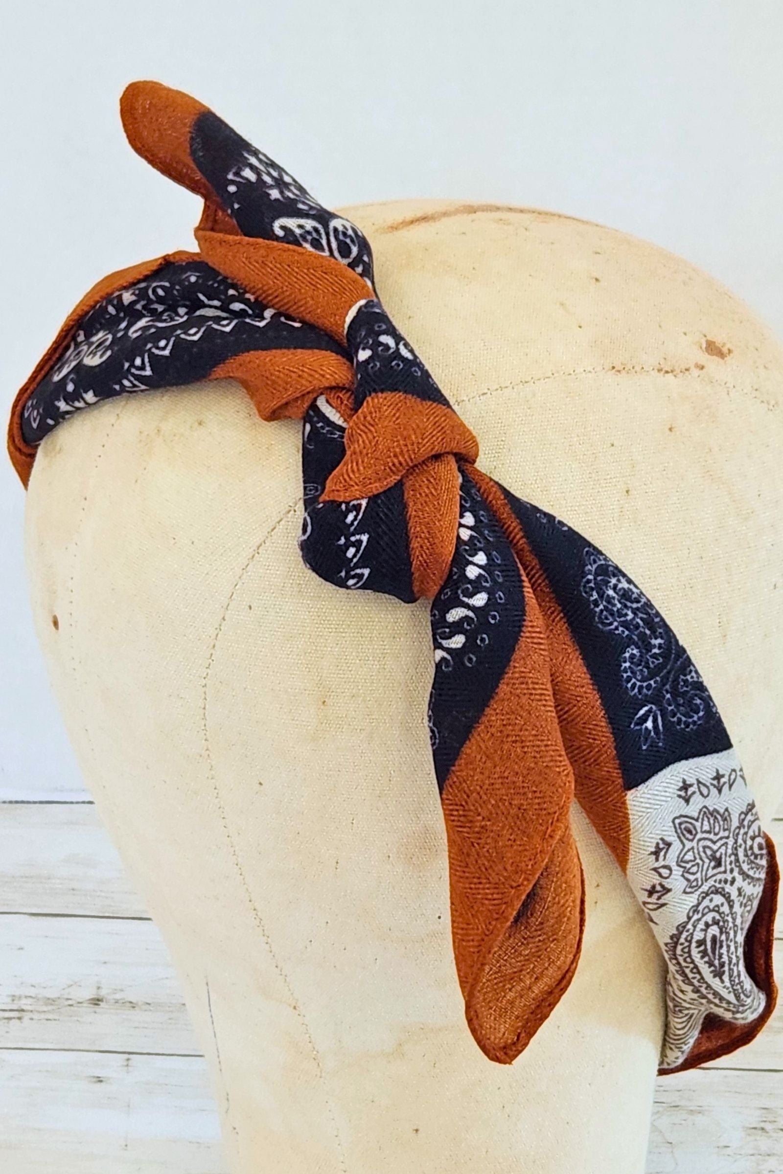 Boho Vintage Patchwork Bandana