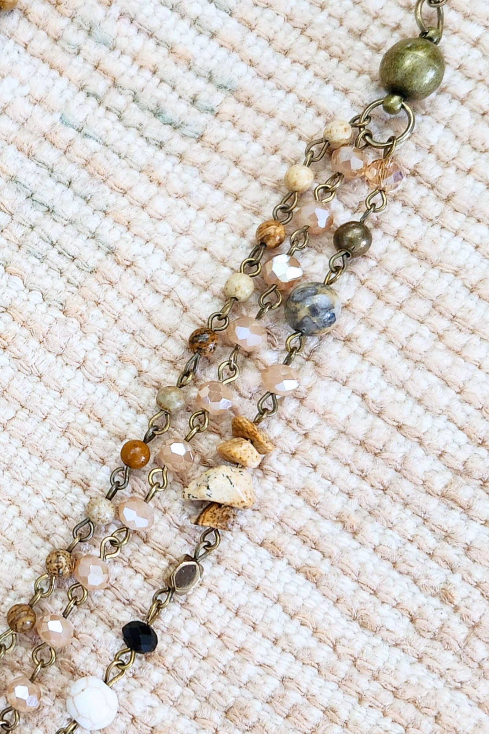 Laurie Layered Peace Necklace