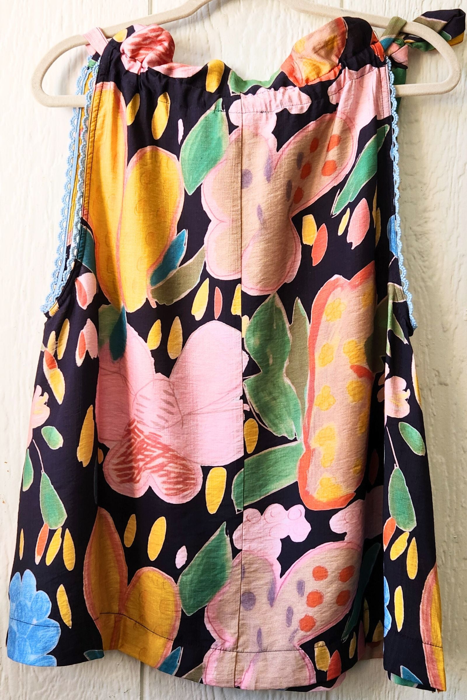 Boho Floral Halter Top Blouse