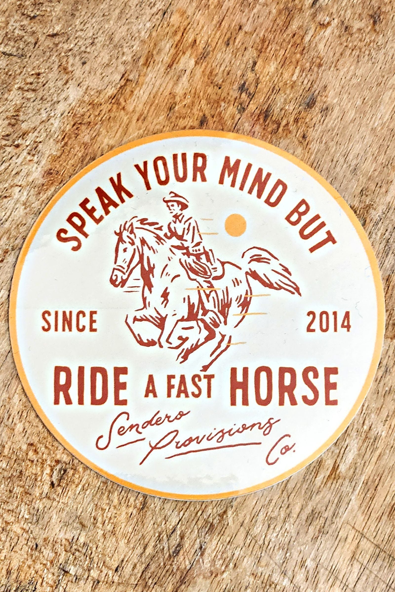 Fast Horse Sticker