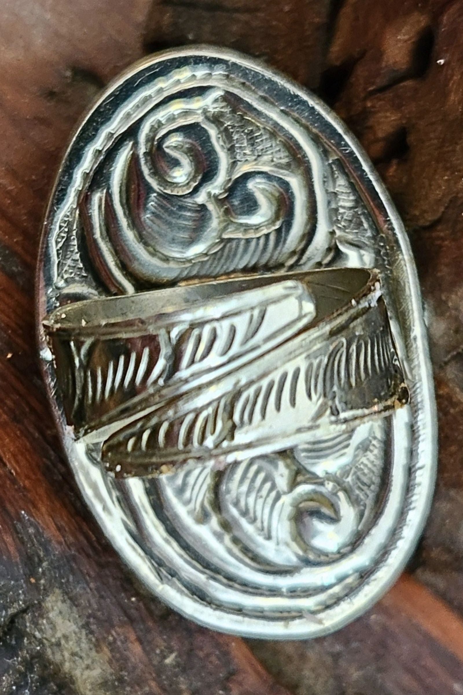 Adjustable Tibetan Silver Coco Jasper Statement Ring | One-of-a-Kind (015)