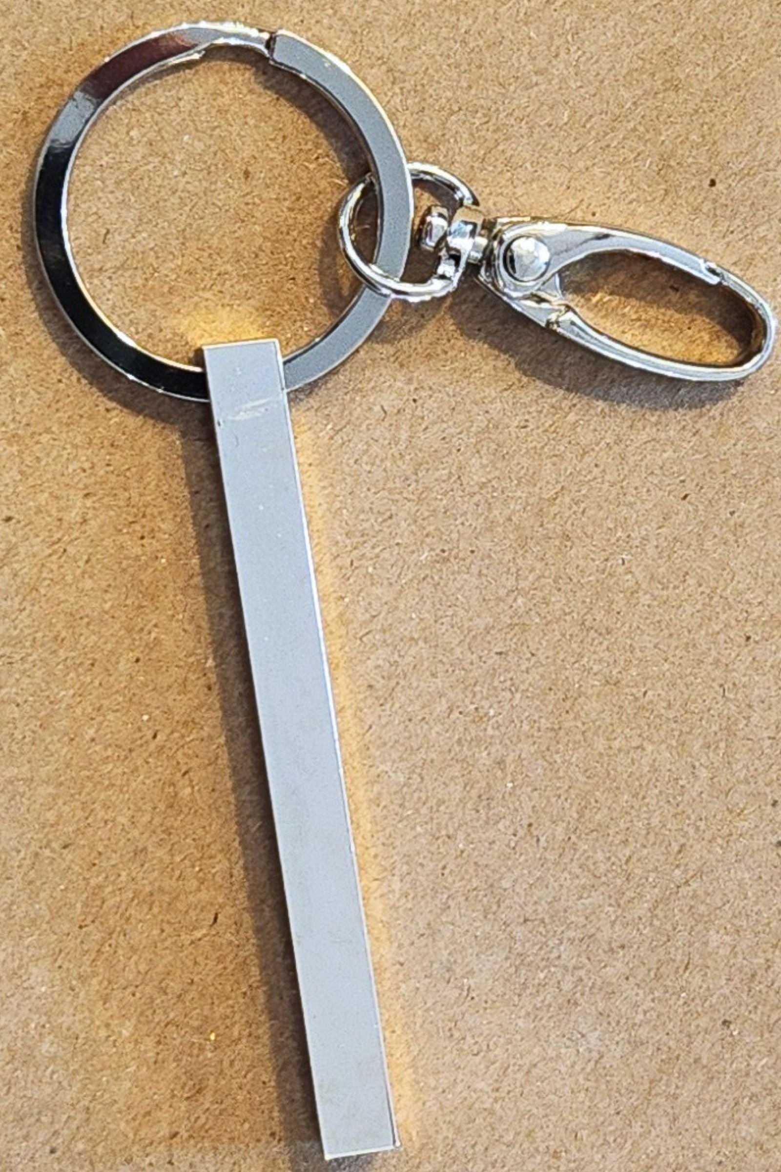 Not All Who Wander Bar Keychain